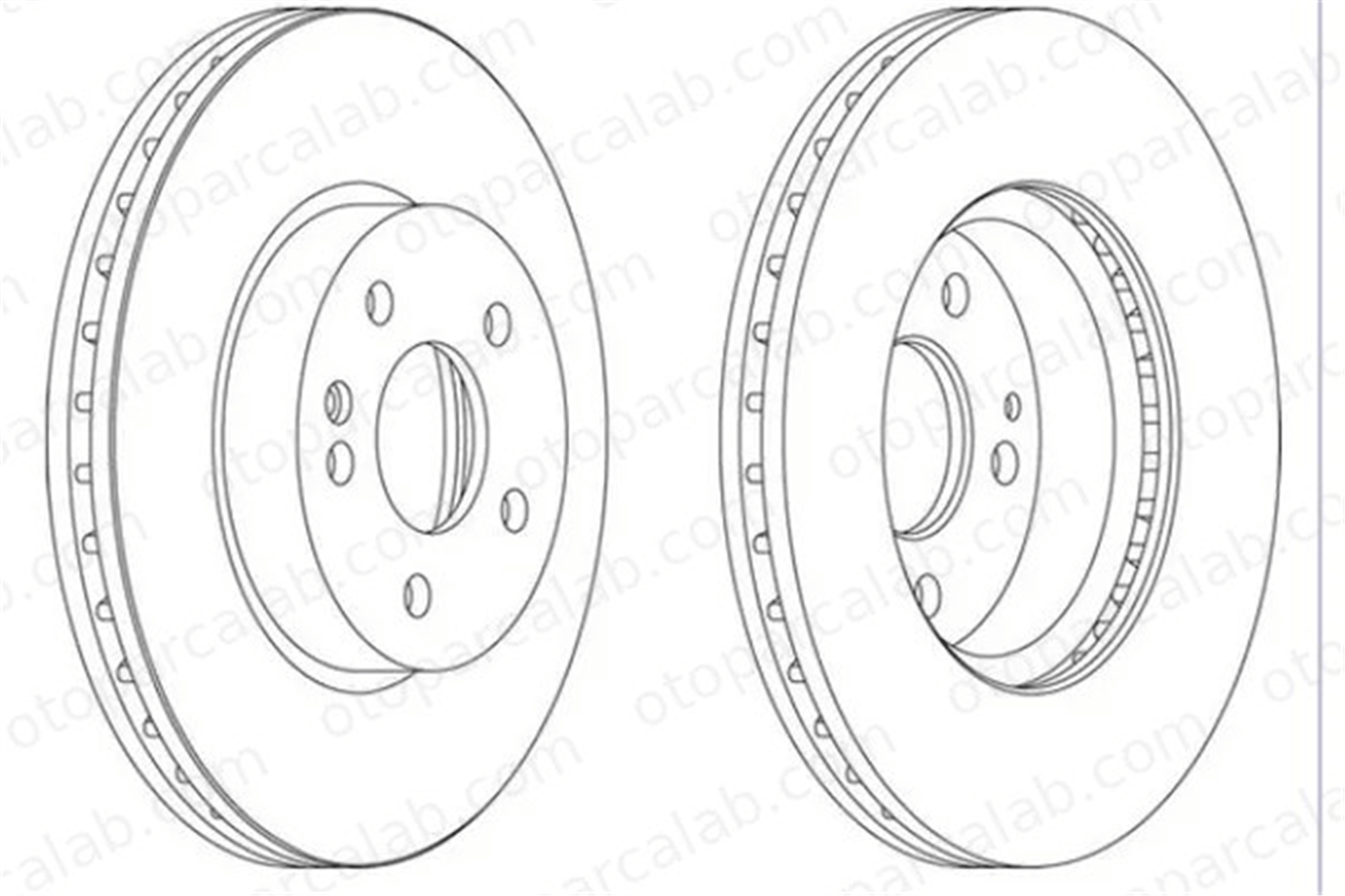 MGA 50475 Fren Disk Ayna Ön Sağ ve Sol MERCEDES-BENZ VITO Minibüs/Otobüs VITO / MIXTO Panelvan/Van 6394210012 A4474210512