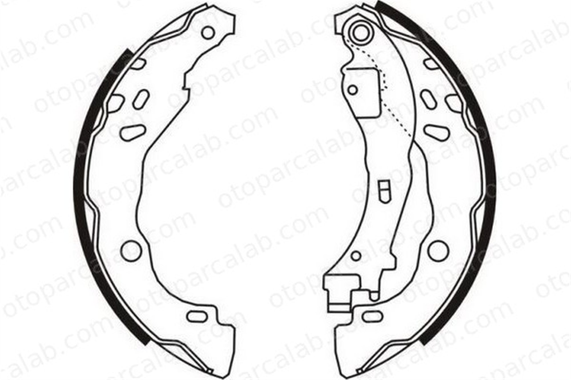 MGA 54256 Fren Pabuçlu Balata Arka LANCIA YPSILON CITROËN C3 I 4241L7 77362365