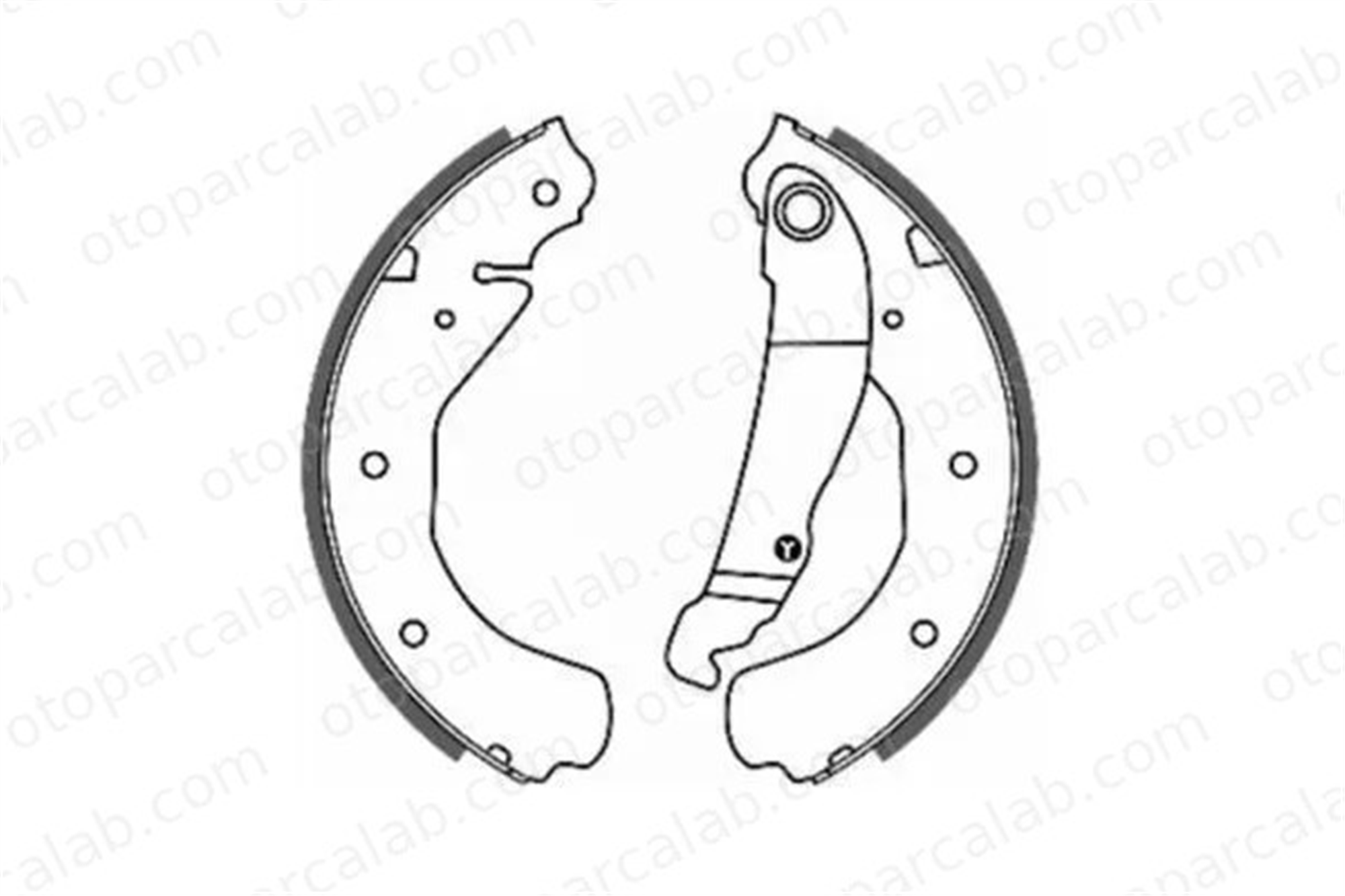 MGA 54275 Fren Pabuçlu Balata Arka OPEL KADETT E Station wagon REKORD E 1605590 1605690