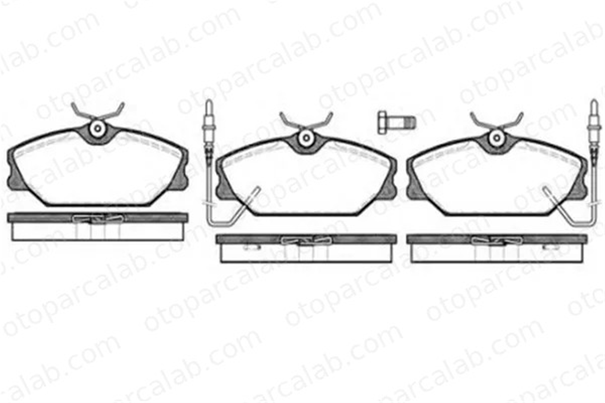 MGA 55141 Fren Disk Balata Ön RENAULT LAGUNA I Grandtour SAFRANE I 7701206288 32321800