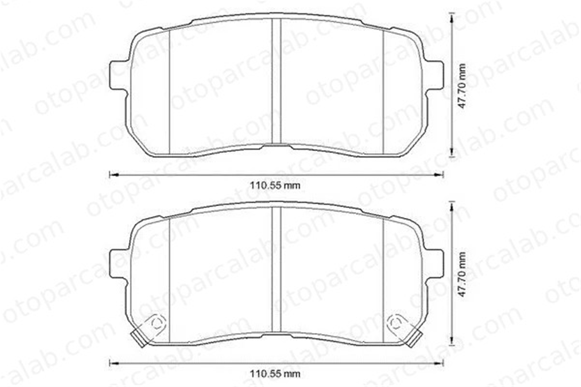 MGA 55230 Fren Disk Balata Arka KIA SORENTO III CARNIVAL / GRAND CARNIVAL III 583024HA50 583023JA51