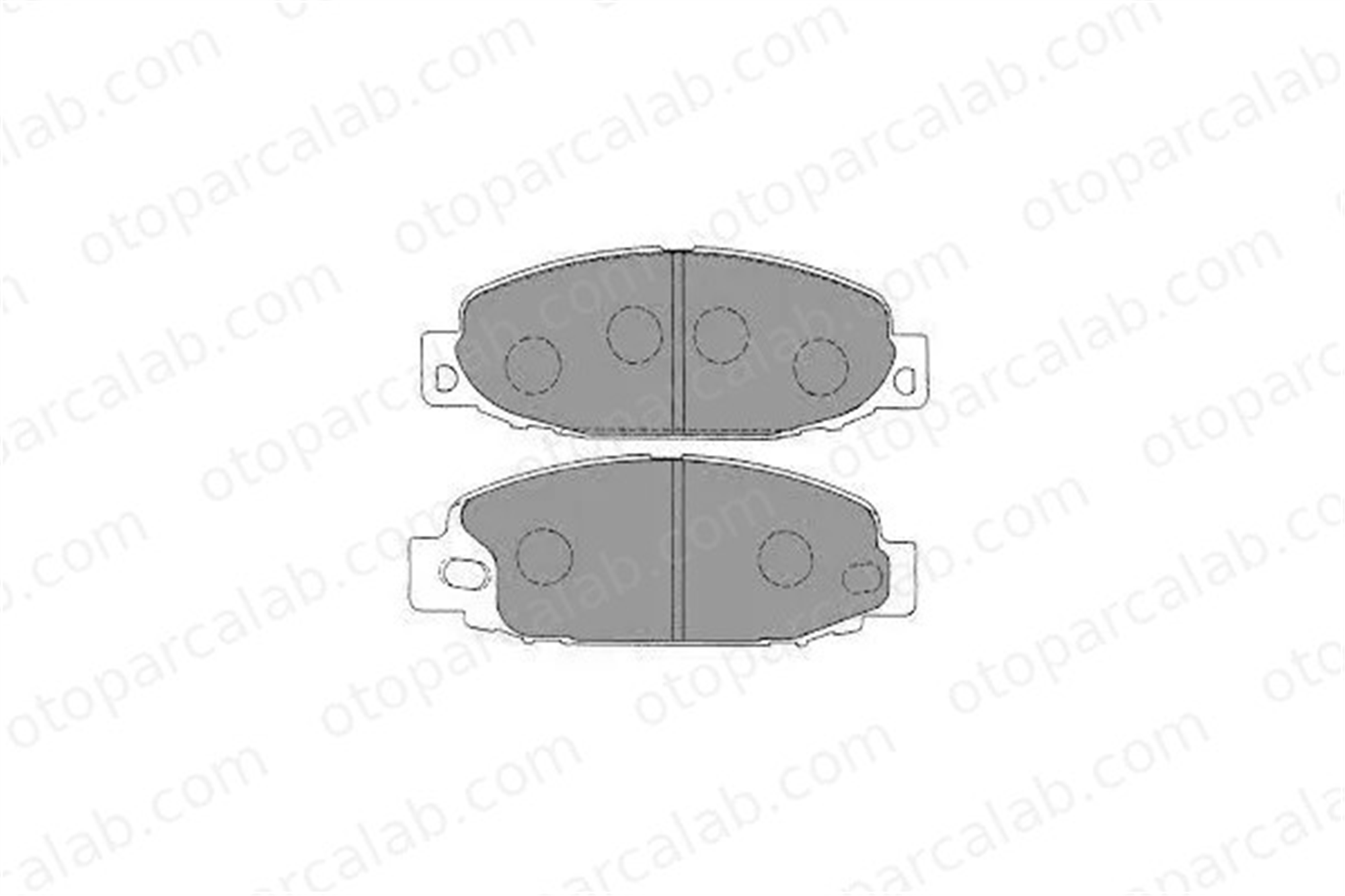 MGA 55301 Fren Disk Balata Ön HYUNDAI GALLOPER II GALLOPER I MC894597 MC838359
