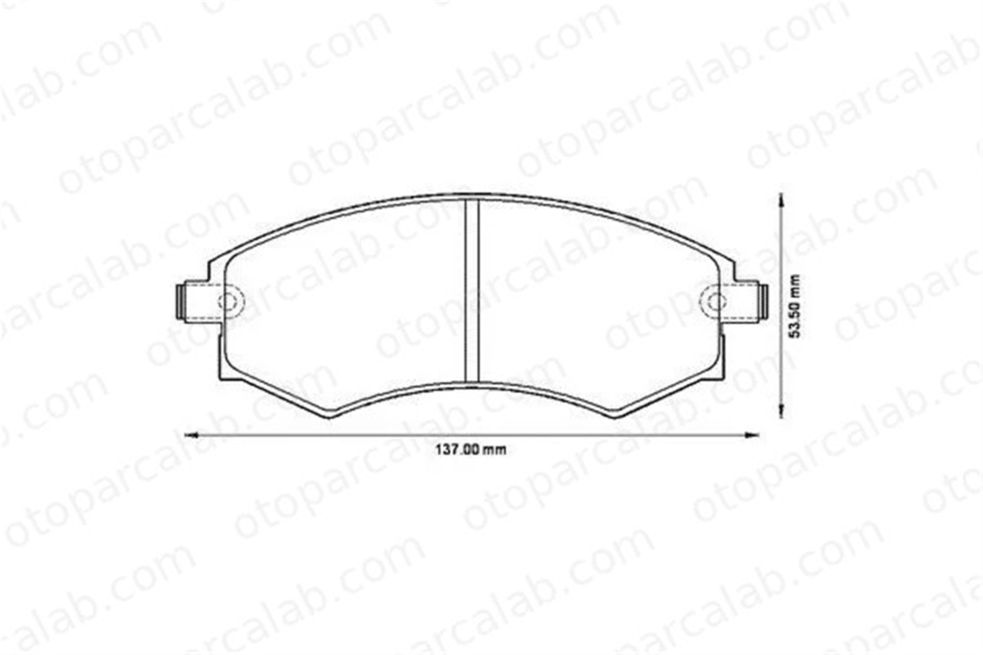 MGA 55389 Fren Disk Balata Ön HYUNDAI TUCSON KIA SPORTAGE II 581013CA80 3370100128