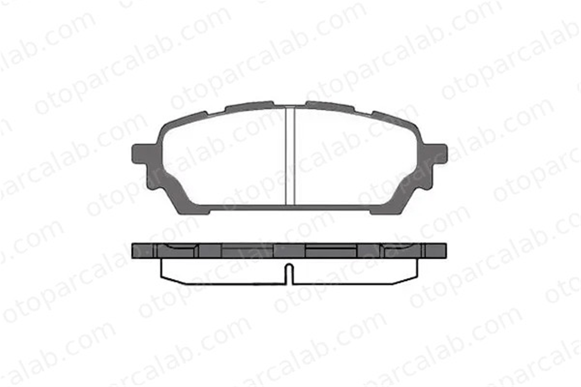 MGA 55420 Fren Disk Balata Arka SUBARU IMPREZA Station wagon IMPREZA Sedan 26696FE050 266965E040