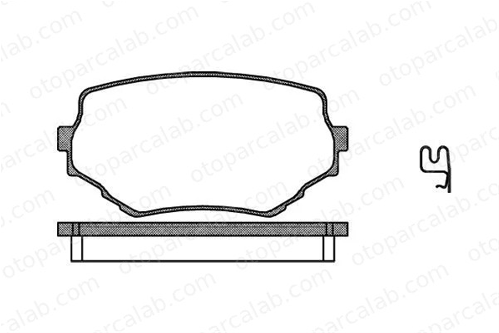 MGA 55433 Fren Disk Balata Ön SUZUKI GRAND VITARA I VITARA 5520077 5520065D00