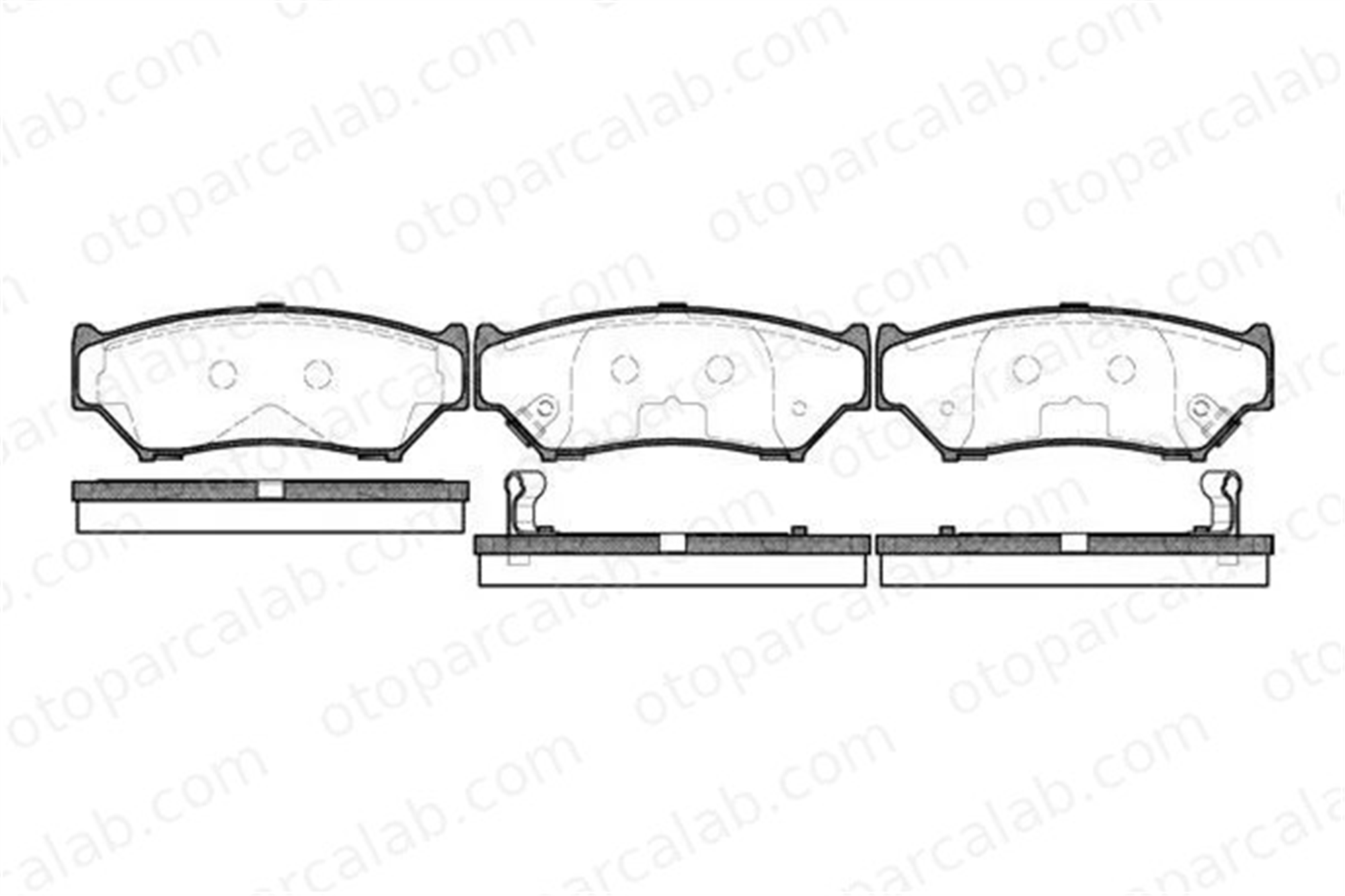 MGA 55434 Fren Disk Balata Ön SUZUKI GRAND VITARA I VITARA 5520056870 5520056820