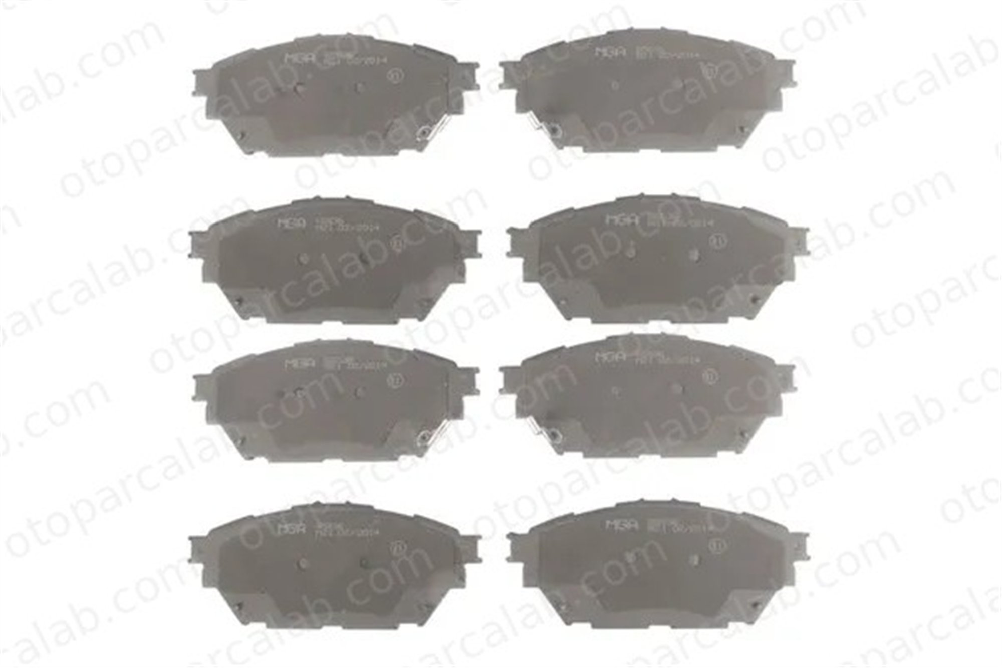 MGA 55536 Fren Disk Balata Ön veya Arka FUSO (MITSUBISHI) CANTER CANTER VII MK585740 ML225279
