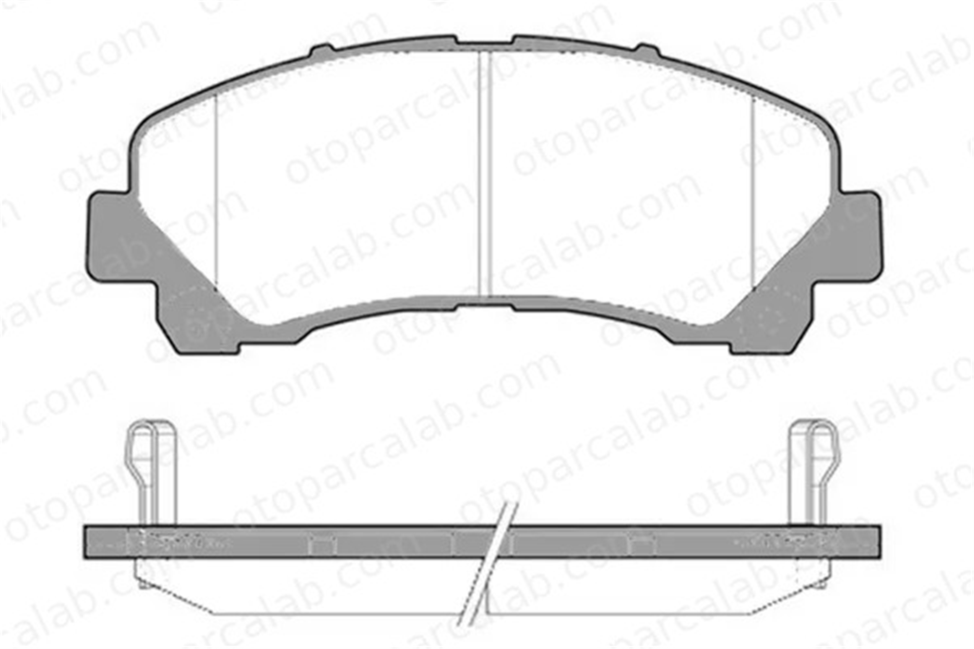 MGA 55622 Fren Disk Balata Ön ISUZU D-MAX I D-MAX II 8980791040 8979474660