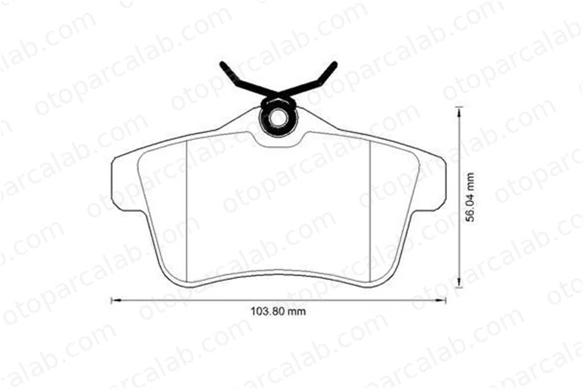 MGA 55629 Fren Disk Balata Arka CITROËN DS4 PEUGEOT 3008 MPV 425446 1608520680