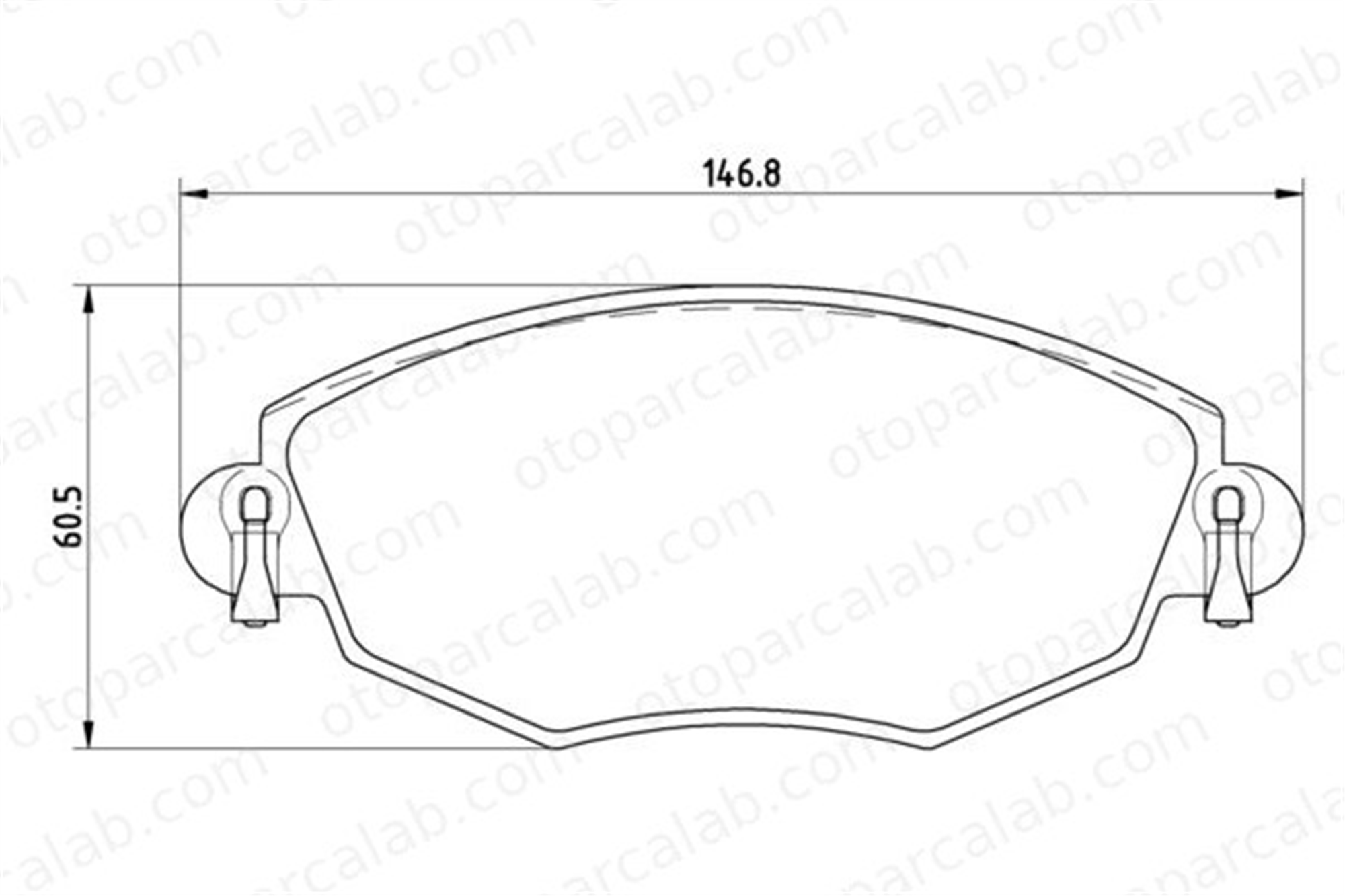 MGA 55631 Fren Disk Balata Ön FORD MONDEO III MONDEO III Sedan 1S712K021AC 1121894