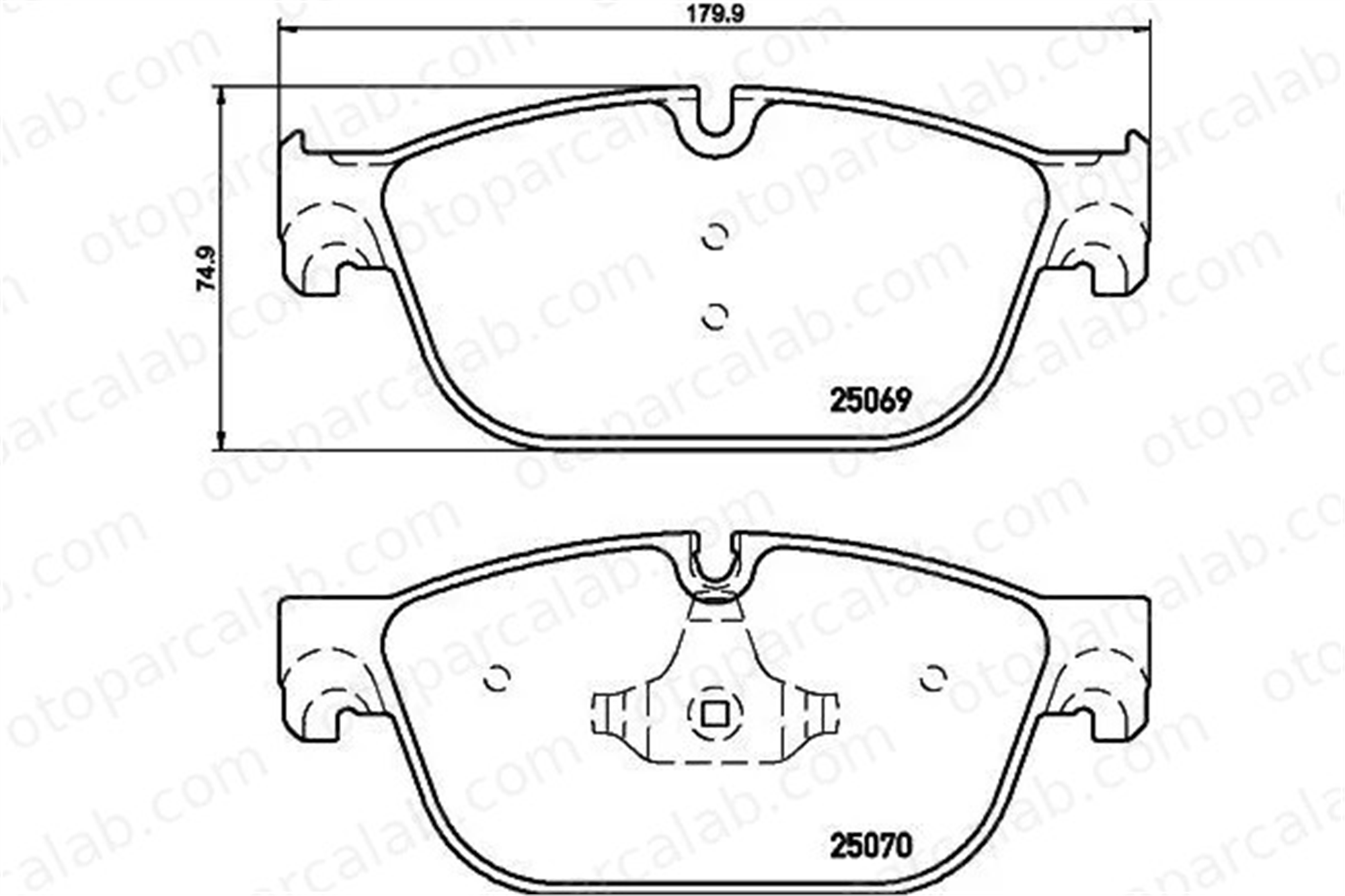 MGA 55723 Fren Disk Balata Ön DS DS 5 CITROËN C5 III 425473 1610104080