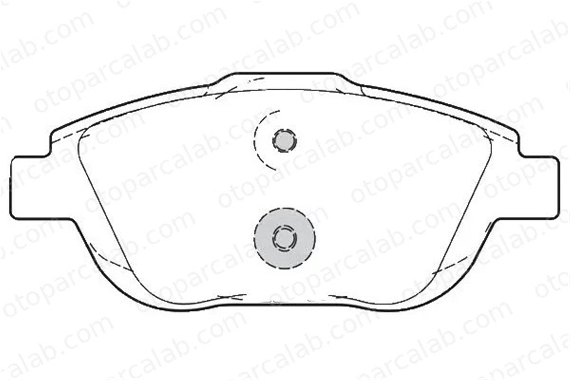 MGA 55747 Fren Disk Balata Ön OPEL CROSSLAND X / CROSSLAND CITROËN C3 AIRCROSS II 1607083180 1611837880