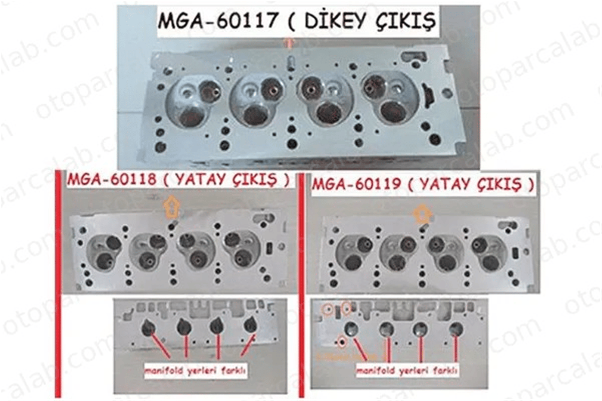 MGA 60119 Silindir Kapağı 7701470603