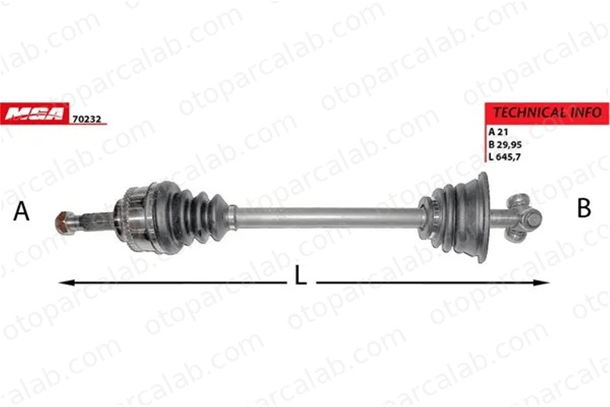 MGA 70232 Aks Komple Ön Sol RENAULT MEGANE I MEGANE I Classic 8200090175 7700111079