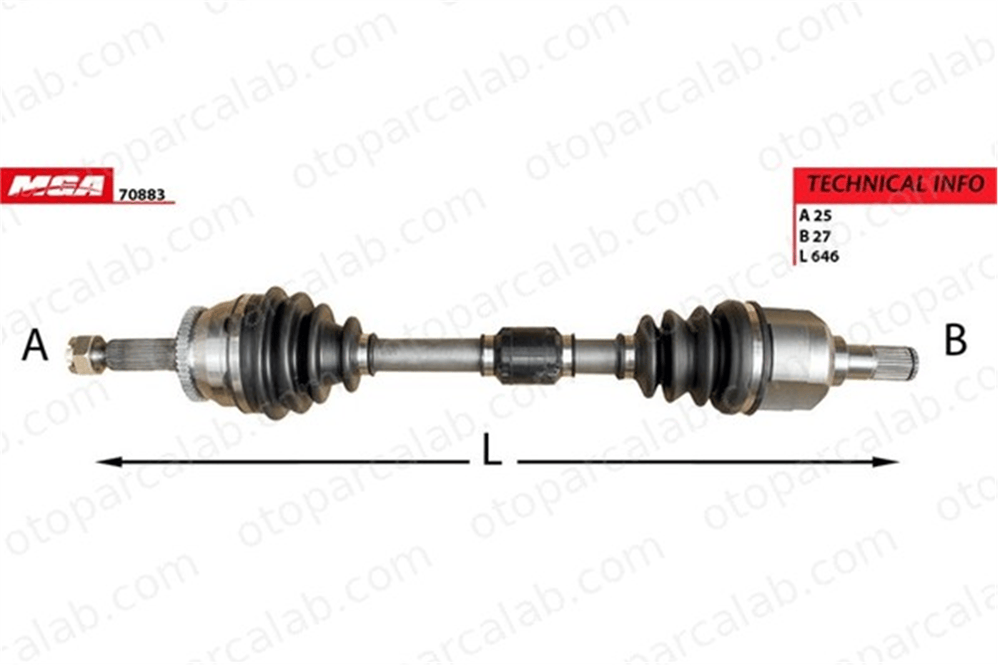 MGA 70883 Aks Komple Ön Sol HYUNDAI i20 I 495001J400 495261J401