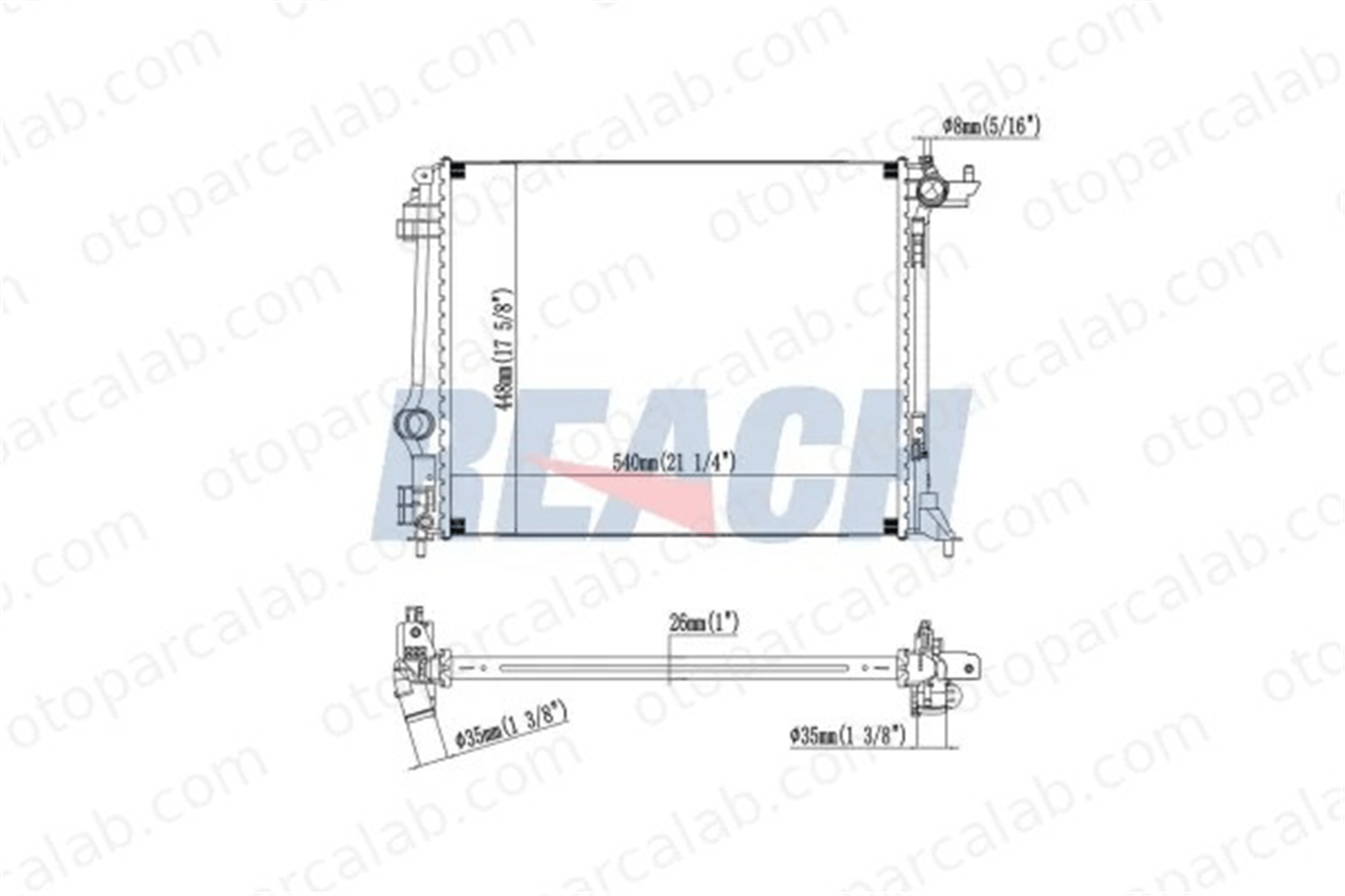 MGA 80759 Su Radyatörü RENAULT MEGANE IV Hatchback MEGANE IV Grandtour 214108175R 214109798R