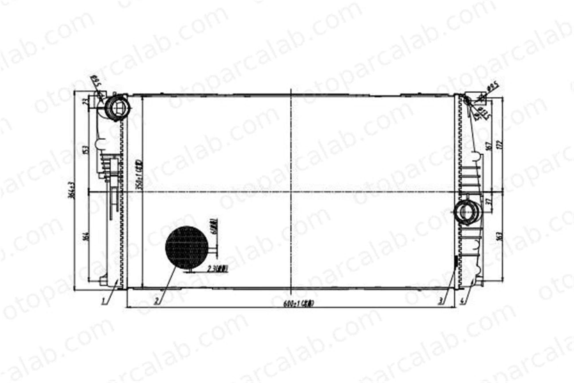 MGA 80886 Su Radyatörü HYUNDAI ACCENT IV Sedan i20 I 253101R000 253104L000
