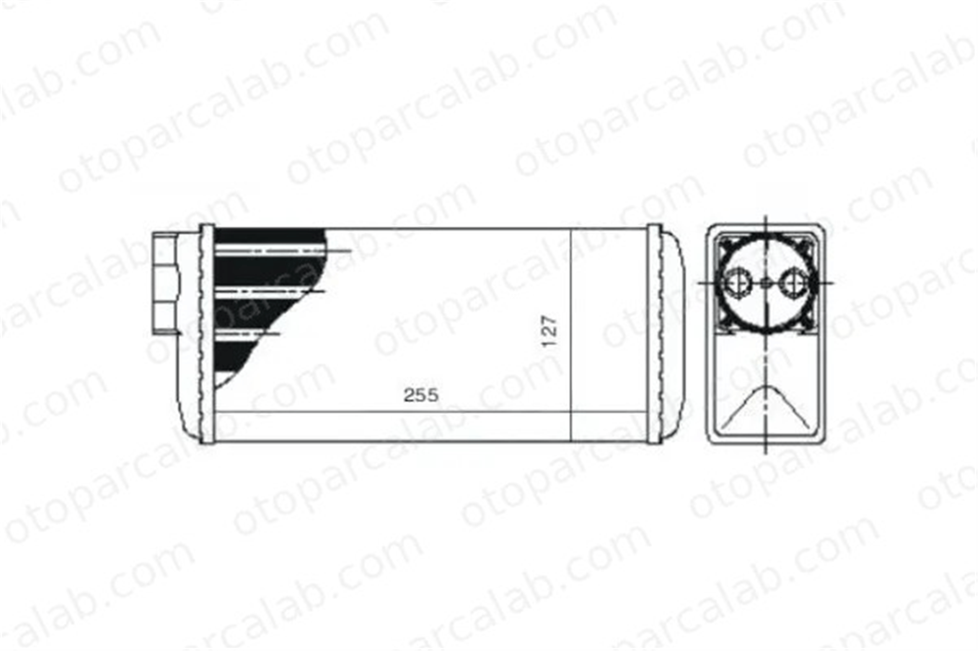 MGA 81122 Kalorifer Radyatörü SKODA FAVORIT FAVORIT Forman 115972071 97916027H