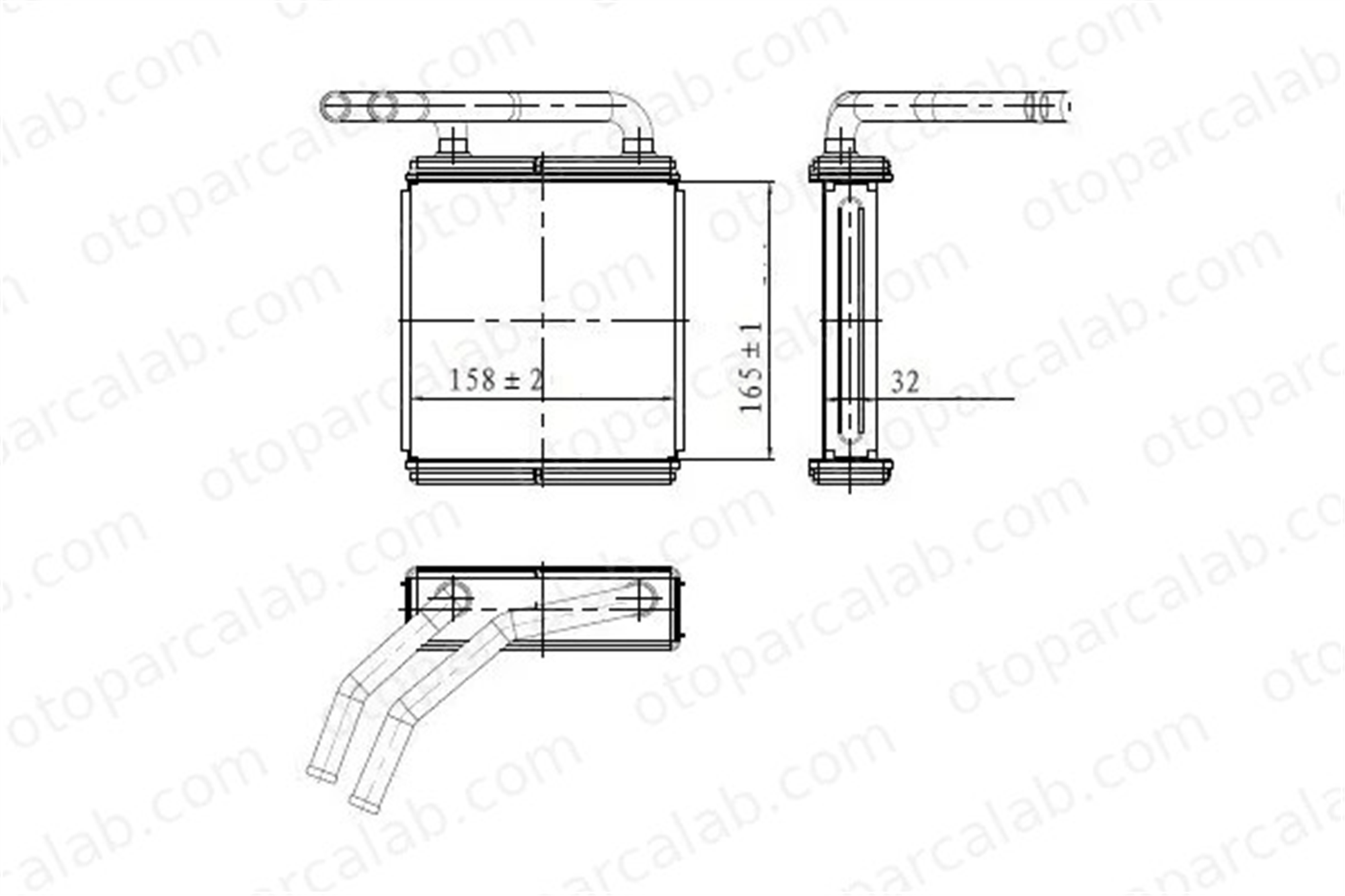 MGA 81146 Kalorifer Radyatörü HYUNDAI H100 Minibüs/Otobüs H100 Panelvan/Van 9721143010 9721143100