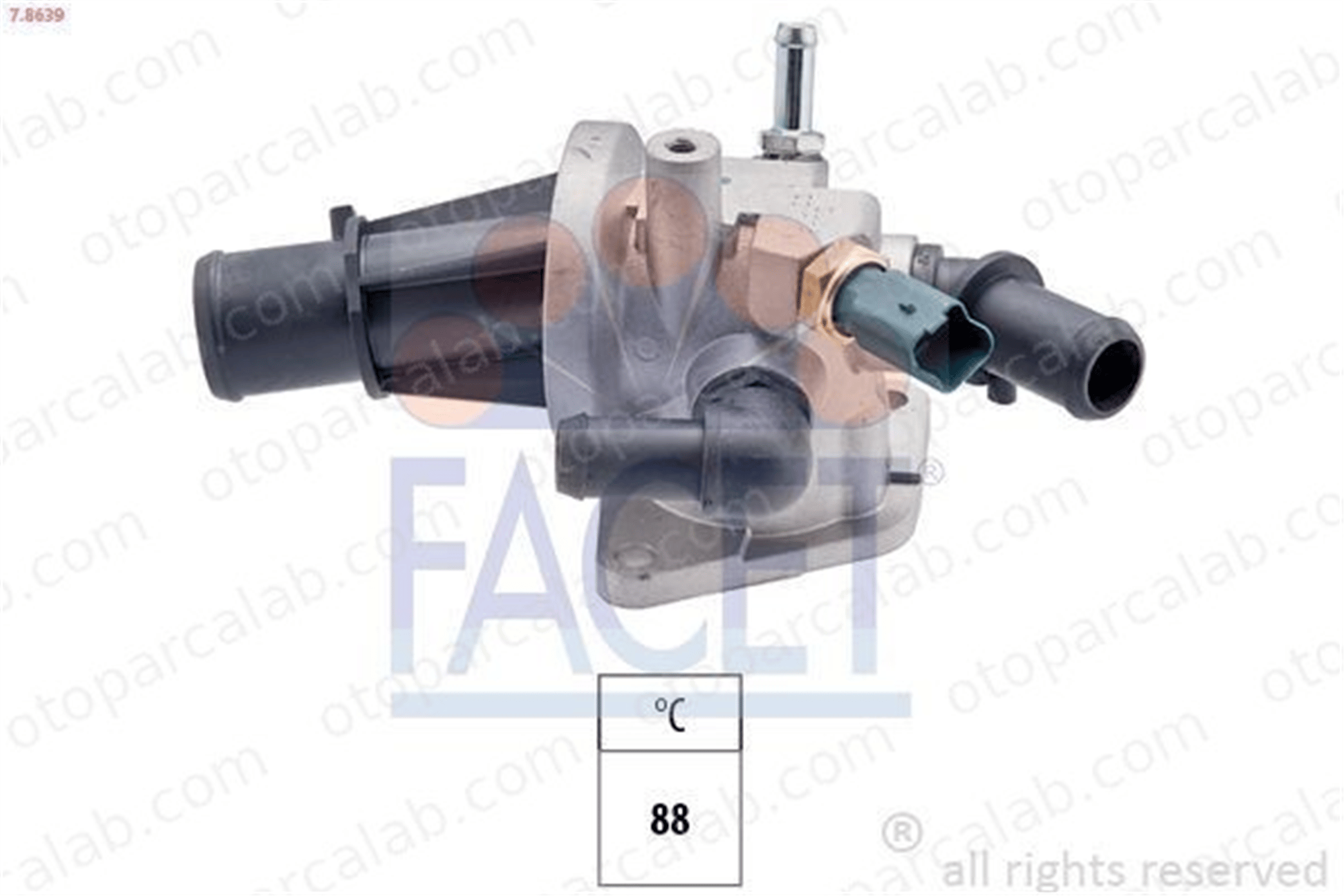 MGA 85313 Termostat OPEL AGILA COMBO Kasa/büyük limuzin 6338022 55182499