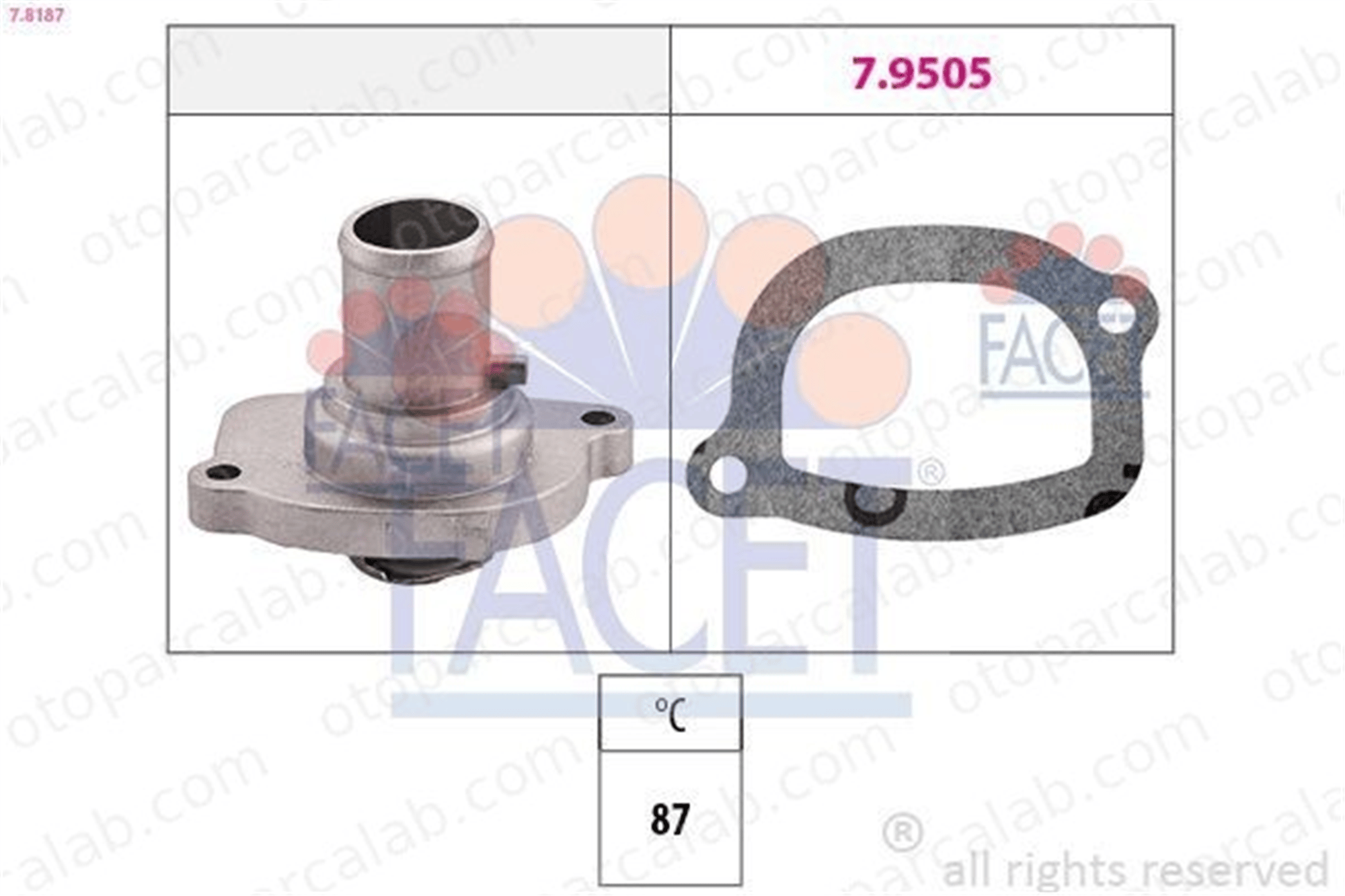 MITA U.04.325.211 Termostat FIAT PALIO Weekend STILO 46523118 46737644