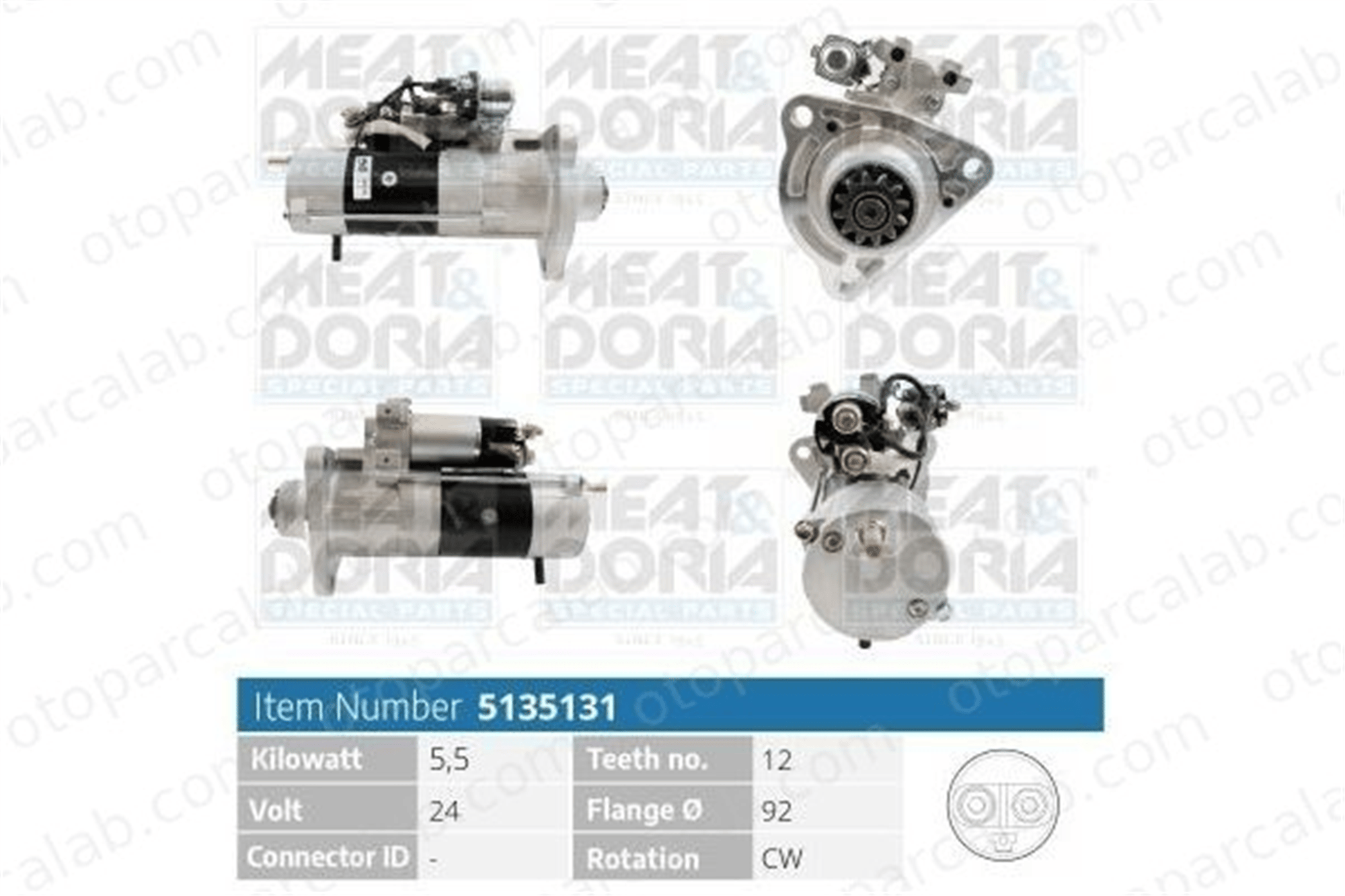 MITSUBISHI ORJINAL M9T61171 Marş Dinamosu VOLVO FL6 FL10 20430564 20431073