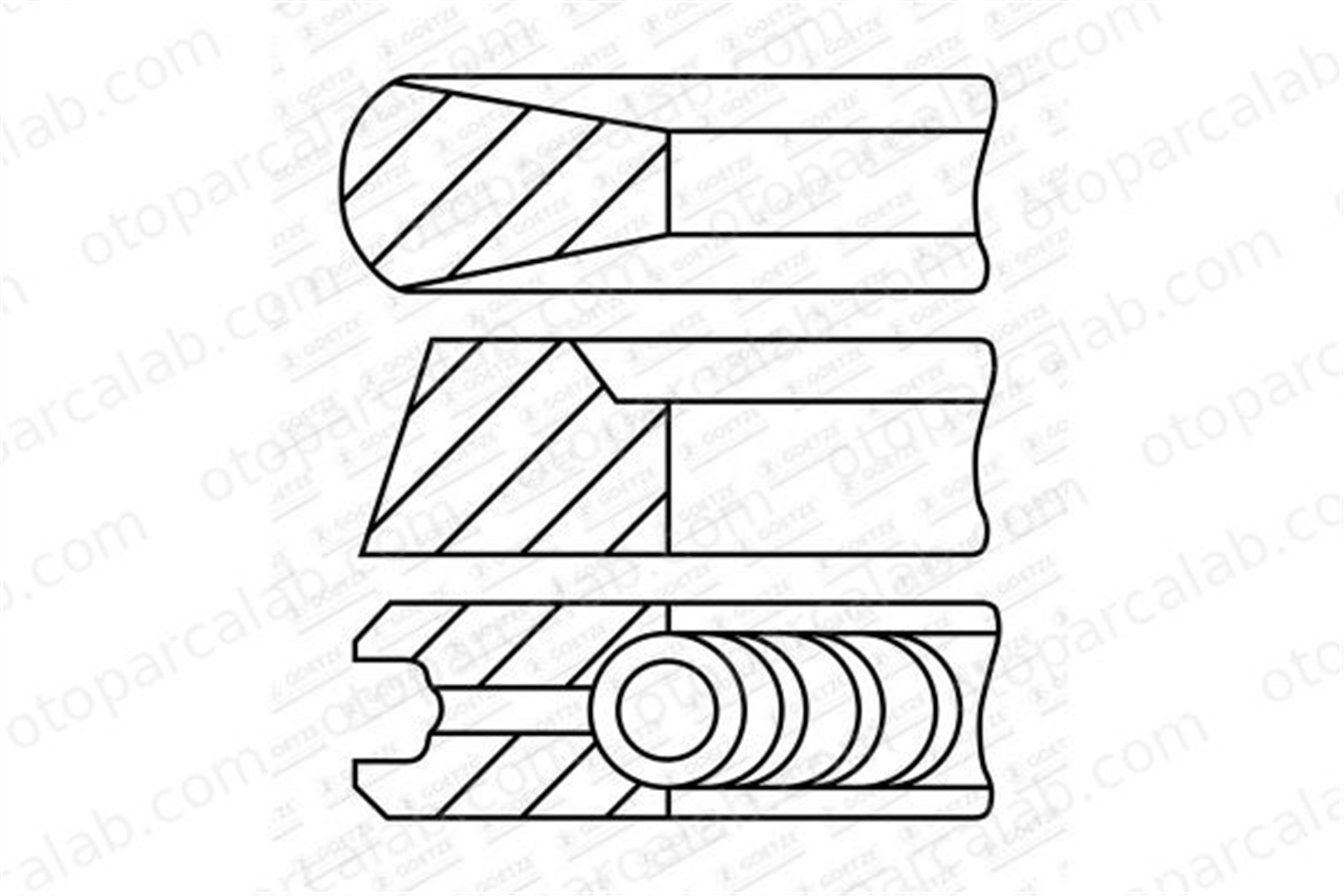MOBIS 2304027960 Segman (87.00MM-STD) HYUNDAI SANTA FÉ II GRANDEUR 2304027960