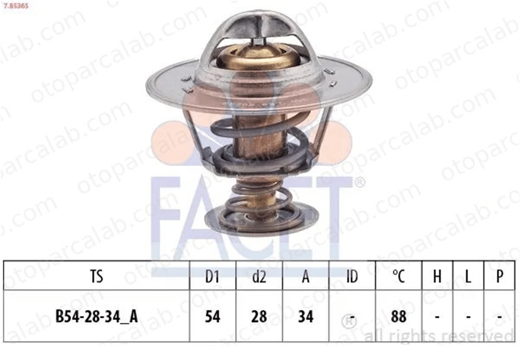 MOBIS 255104A700 Termostat HYUNDAI H-1 / STAREX Minibüs/Otobüs H-1 Cargo 255104A700 1658103