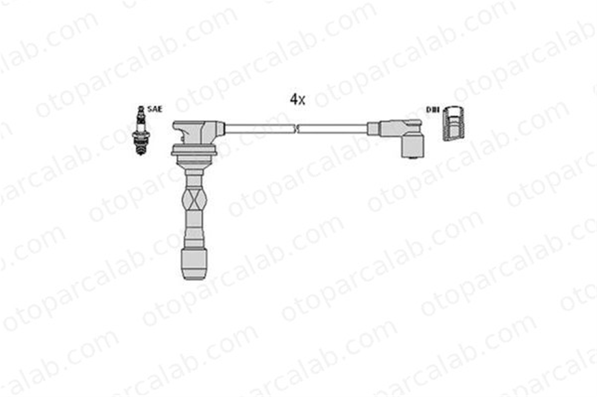 MOBIS 2745003010 Buji Kablosu HYUNDAI i10 I i20 I 2745003010 2742003000