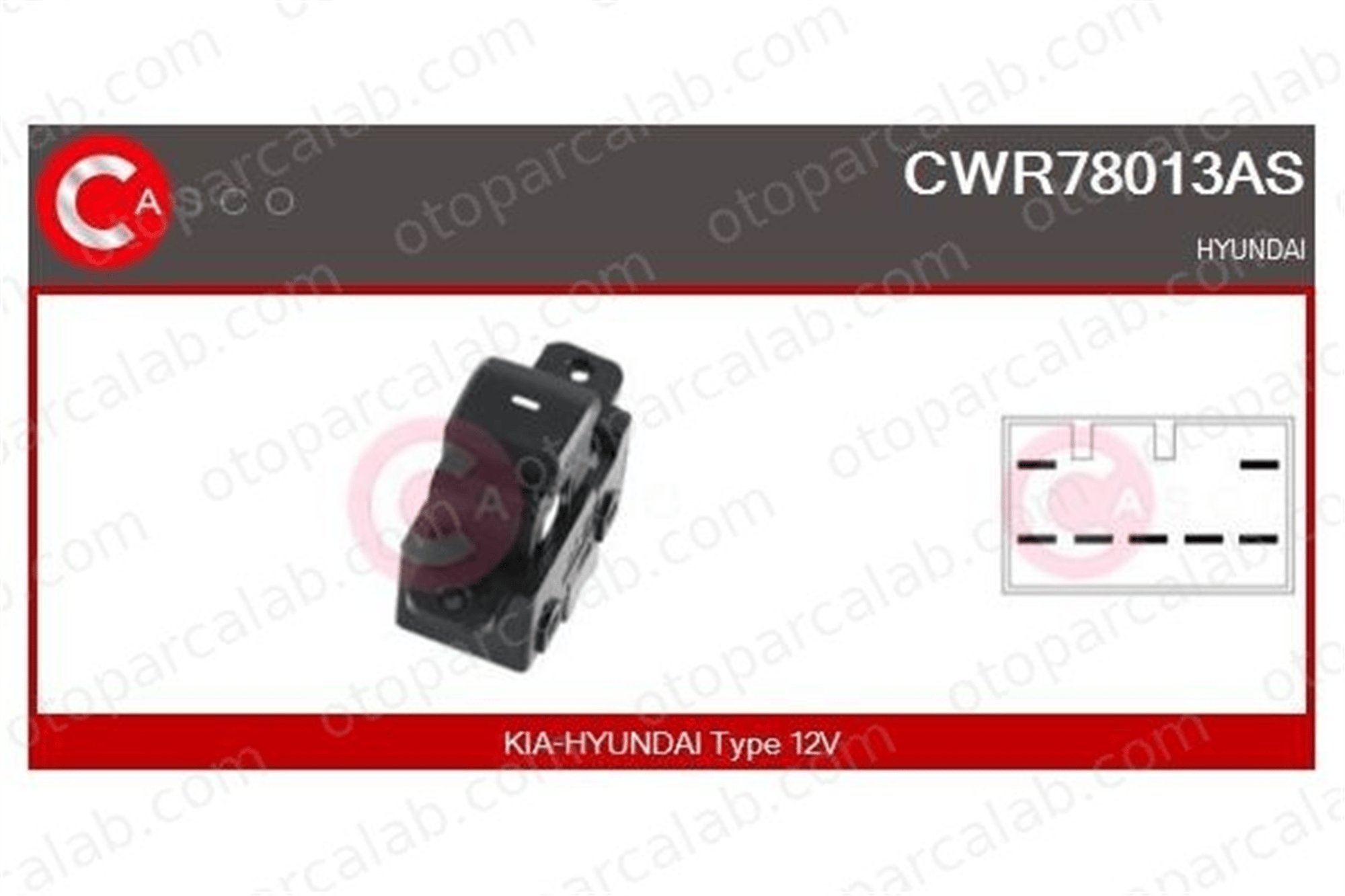 MOBIS 93580C80004X Cam Açma Düğmesi Ön Sağ HYUNDAI i20 II i20 II Coupe 93580C80004X 93580C7010