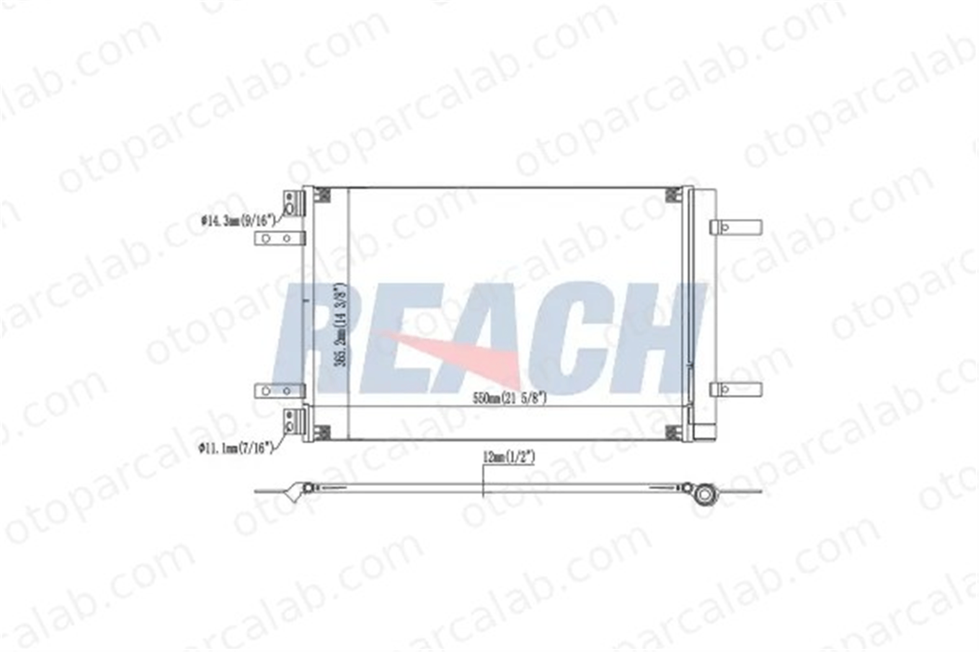 MOCA ACCN1240 Klima Radyatörü PEUGEOT 308 II 308 SW II 9816746580 1626267380