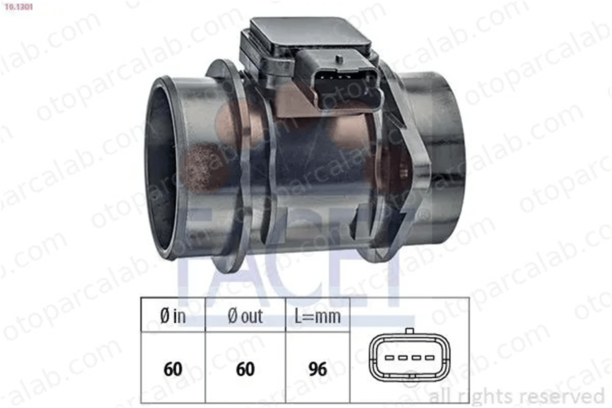 MOCA MAF369 Hava Debimetresi CITROËN C2 FORD FIESTA VI 2S6Q12B579BB 1920GG