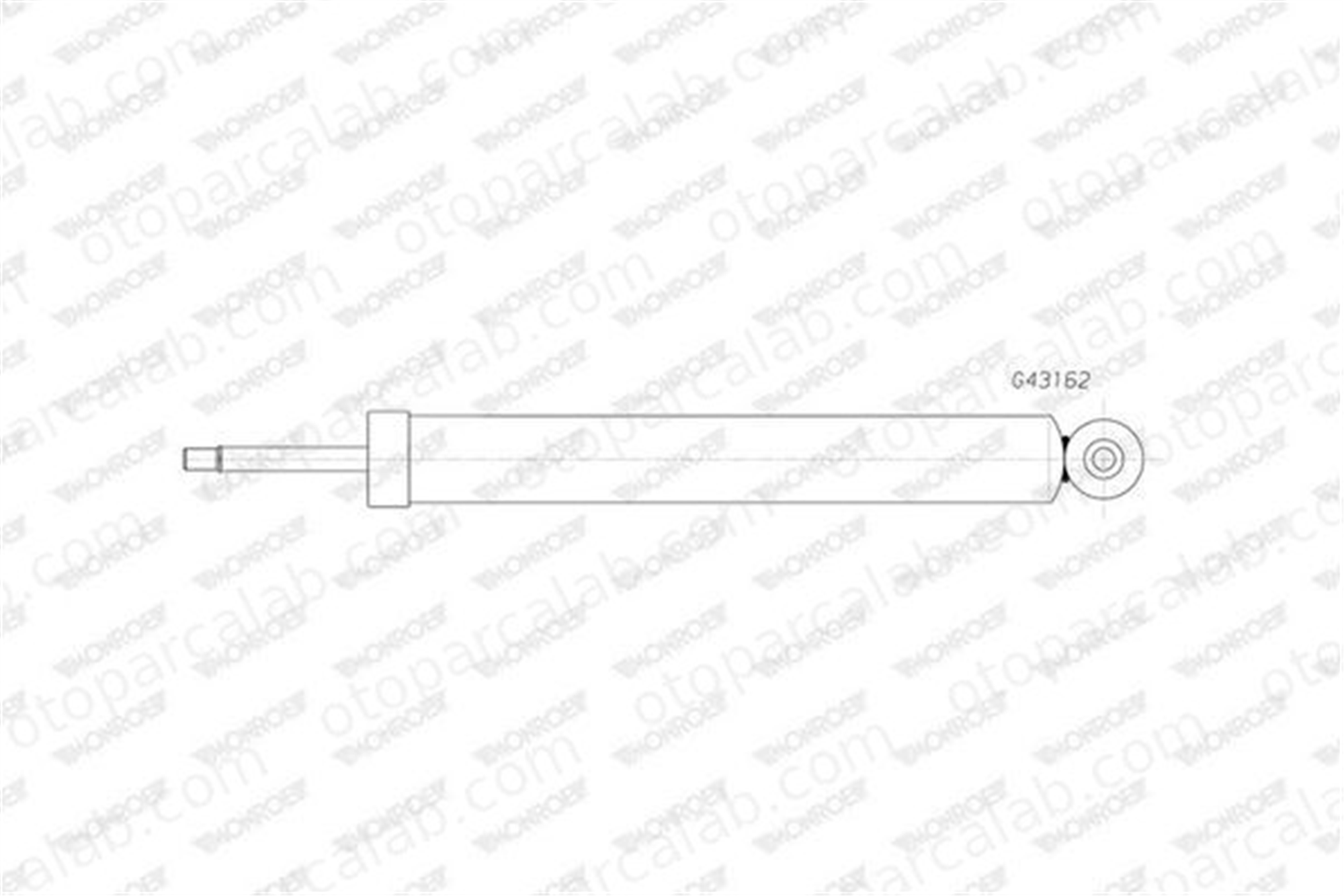 MONROE G43162 Amortisör Ön Sağ veya Sol MERCEDES-BENZ GLA GLB G43162 2433207700
