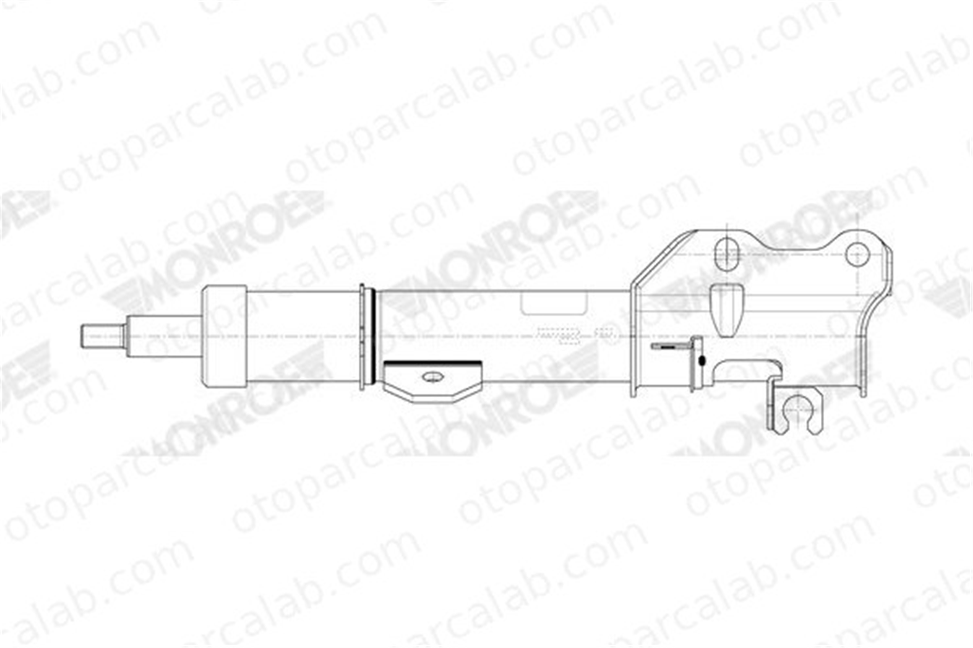 MONROE G8819 Amortisör Ön Sağ veya Sol MERCEDES-BENZ VITO Mixto VITO Tourer A4473205538 4473201500