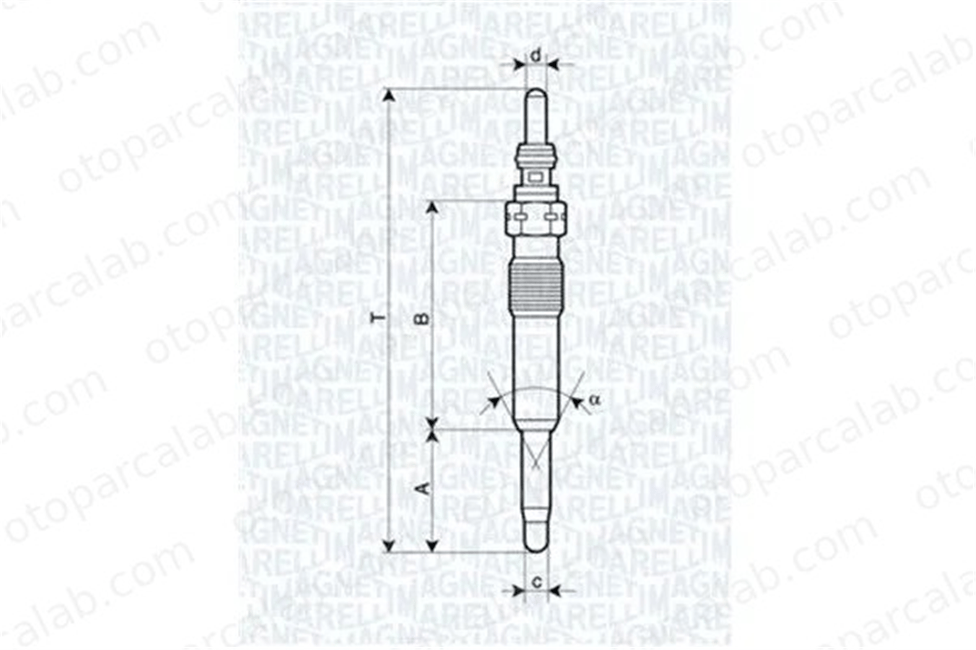MOTRIO 8550503002 Isıtma Bujisi RENAULT KANGOO Express MEGANE II 8550503002 8200490950