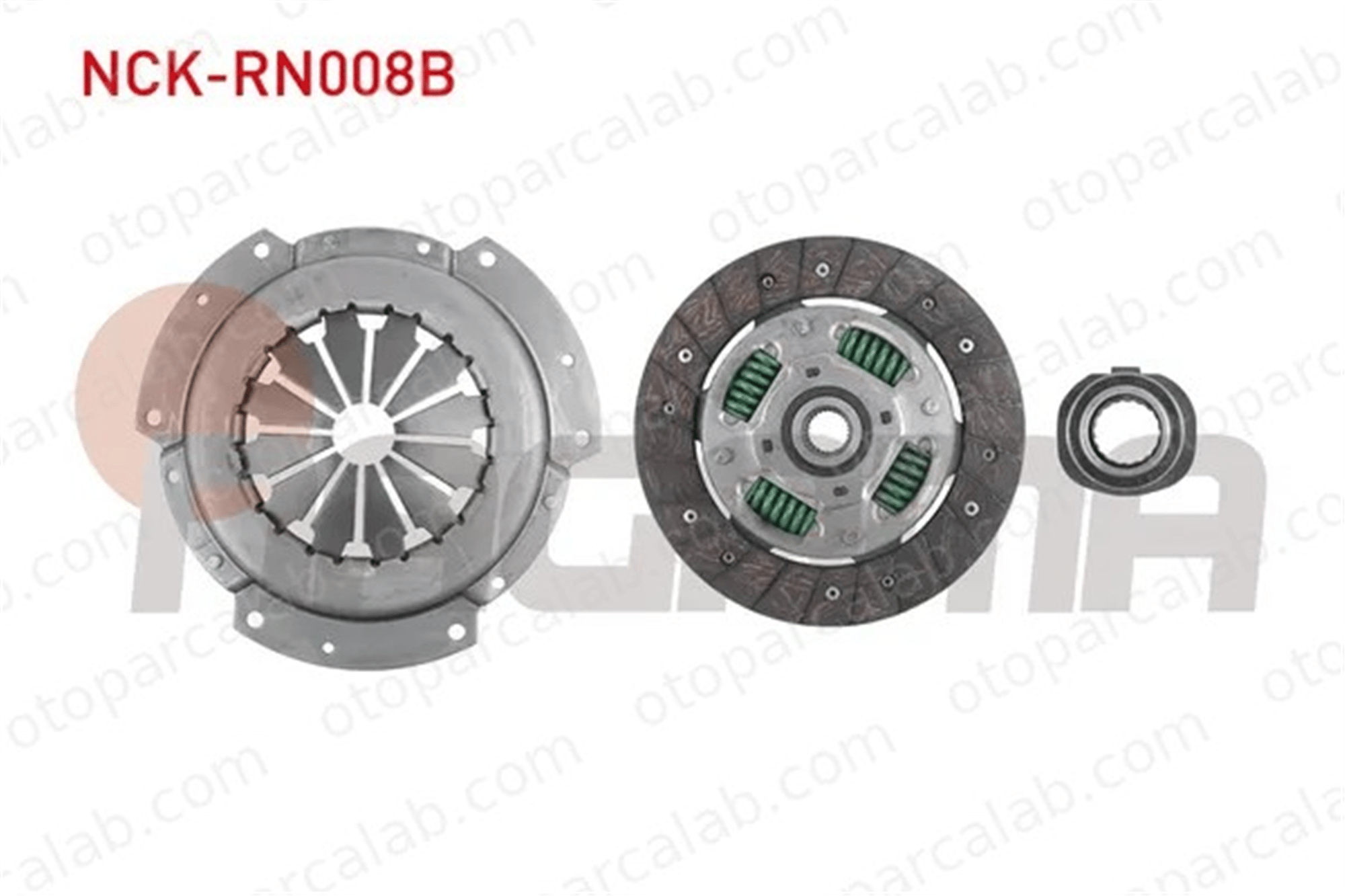 NAGAMA NCK-RN008B Debriyaj Seti RENAULT CLIO II Kasa/eğik arka KANGOO 7701478560 6001545435