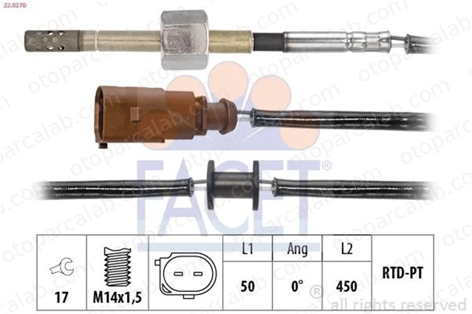 NGK 91394 Egzoz Sıcaklık Sensörü VW SHARAN SEAT ALHAMBRA 3G906088E 03G 906 088 E