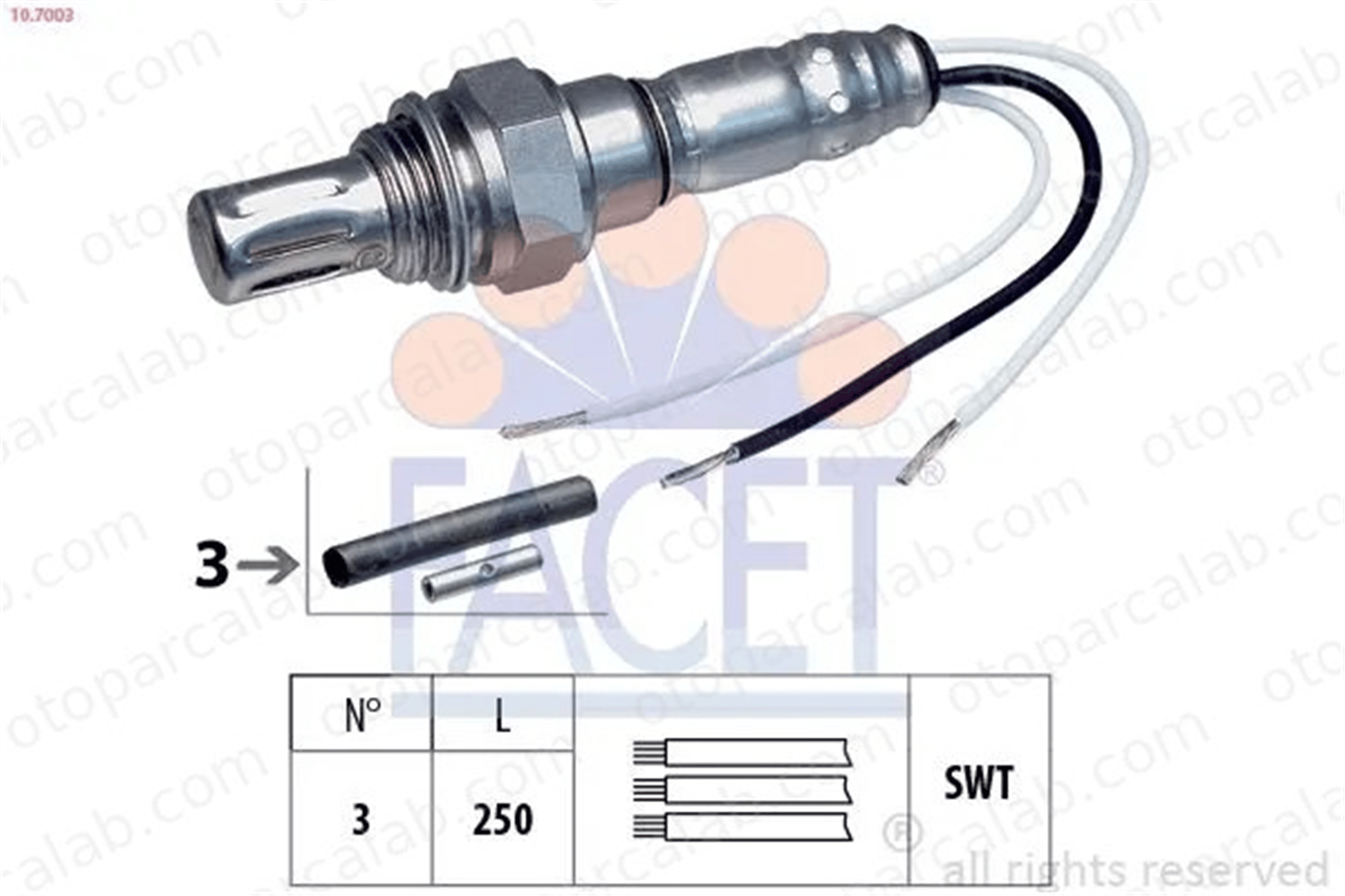 NGK 96121 Oksijen (Lambda) Sensörü OPEL OMEGA A Station wagon SAAB 900 I 90397524 90010999