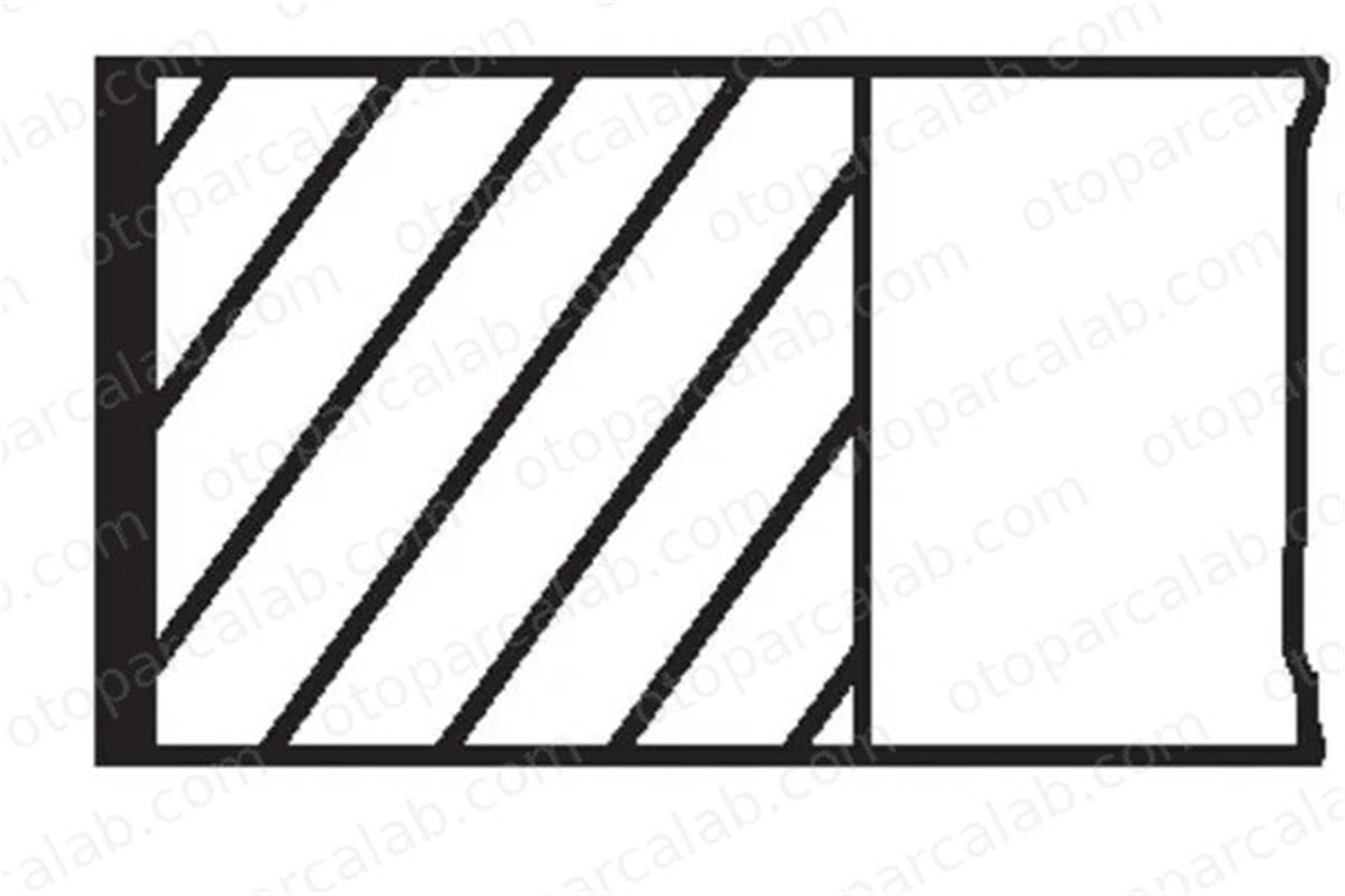 NPR 120021002000 Segman (87.50MM-STD) FORD MONDEO V Sedan MONDEO V Hatchback 120021002000 EJ7Z6148A
