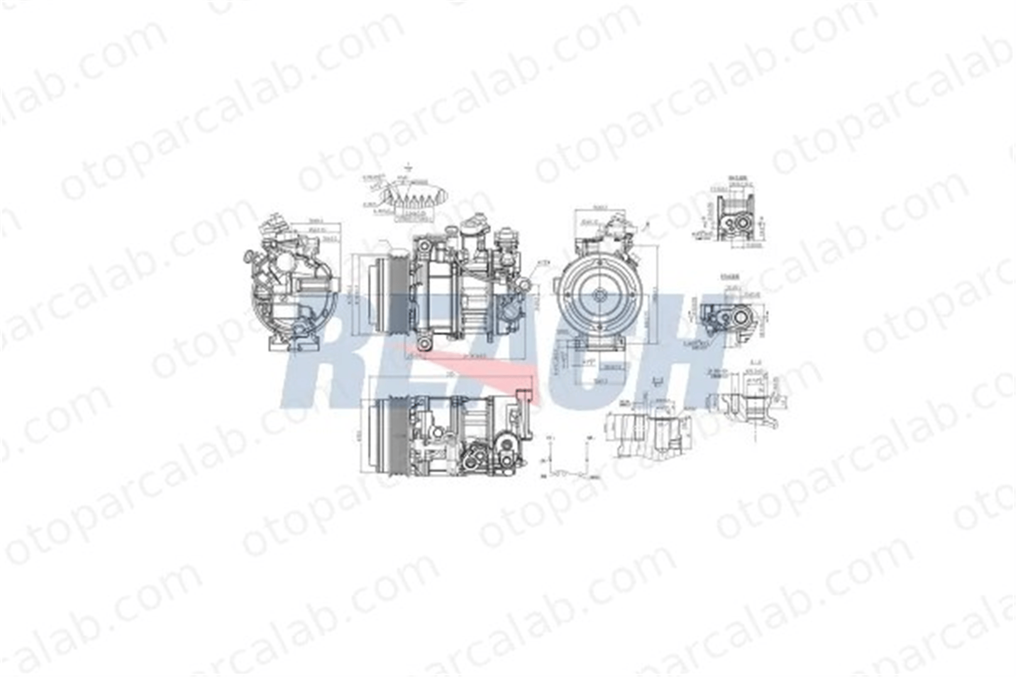 NRF 320028G Klima Kompresörü MERCEDES-BENZ C-SERISI C-SERISI Coupe 8304002 8304400