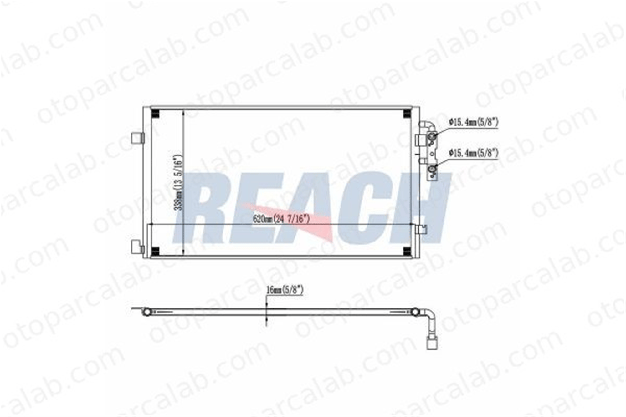 NRF 350467 Klima Radyatörü BMW i3 64439305933 64536804735