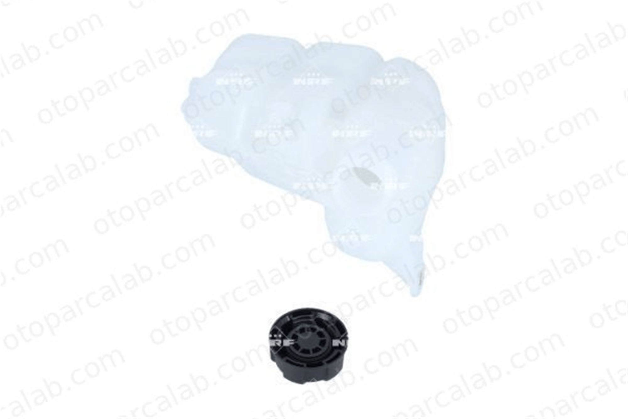 NRF 454120 Radyatör Yedek Su Deposu BMW 2 Active Tourer X1 17137617362