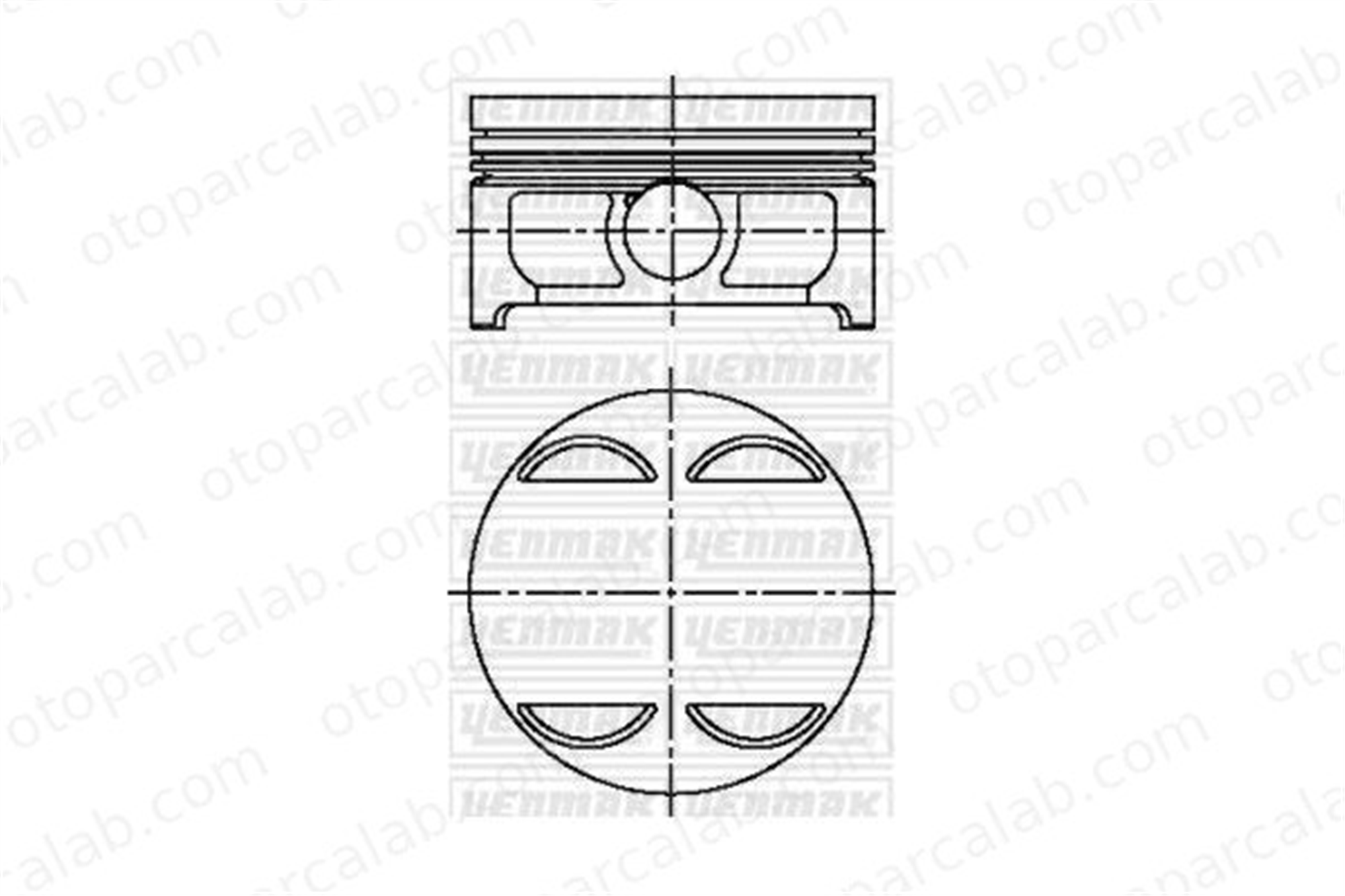 NURAL 87-70206-050 Piston (92.50MM-STD) NÜRAL 87-70206-050 BMW 5 5 Touring 11251708958 1708958