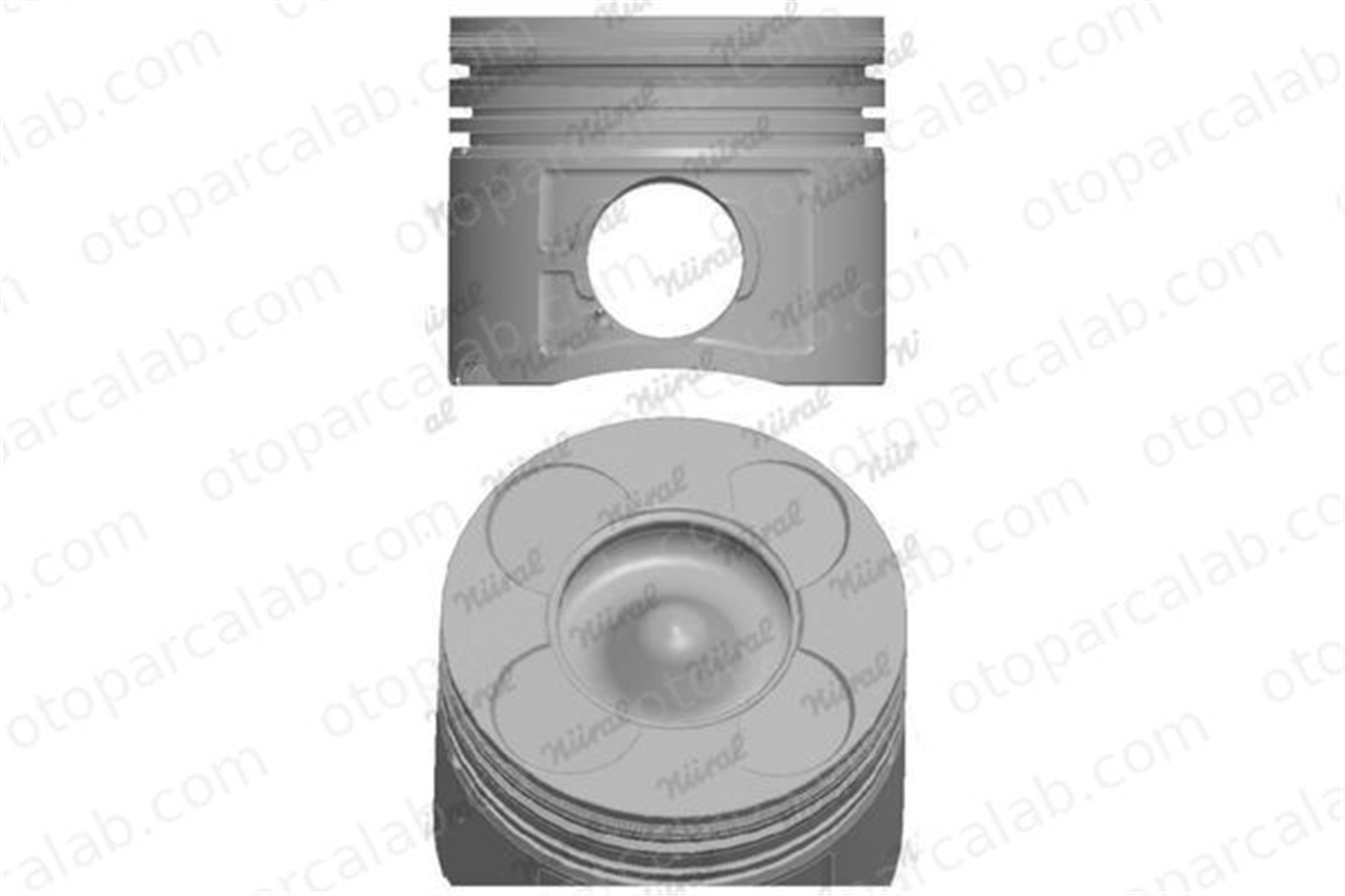 NURAL 87-70233-STD Piston (84.00MM-STD) NÜRAL 87-70233-STD BMW 3 3 Touring 1252247502 11252247502