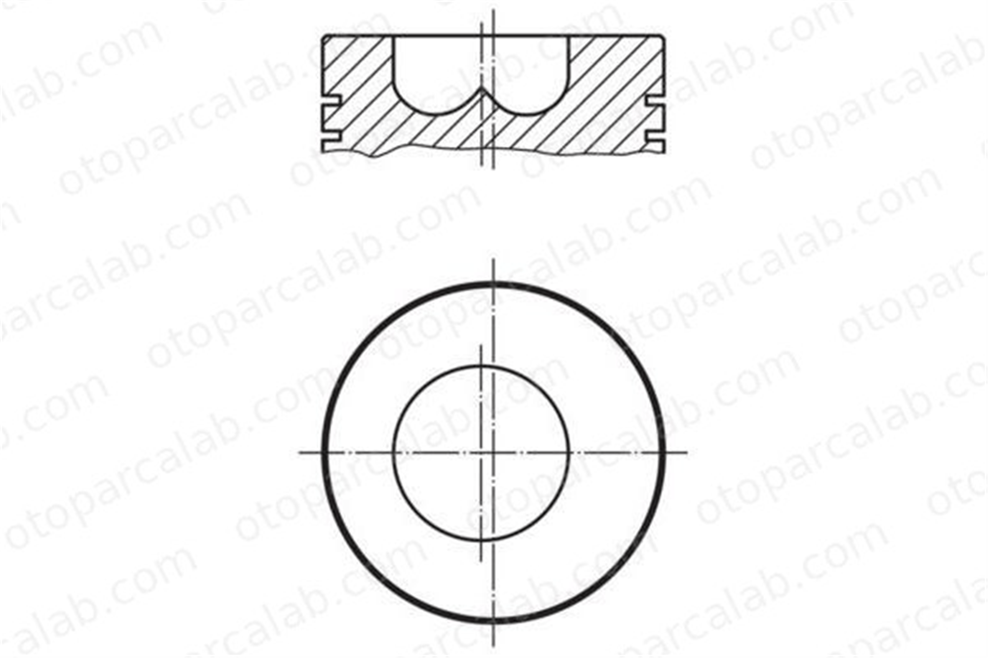 NURAL 87-70680-060 Piston (88.00MM-0.60) NÜRAL 87-70680-060 IVECO DAILY III Panelvan/Van DAILY III Platform şasi 504087670 2995562