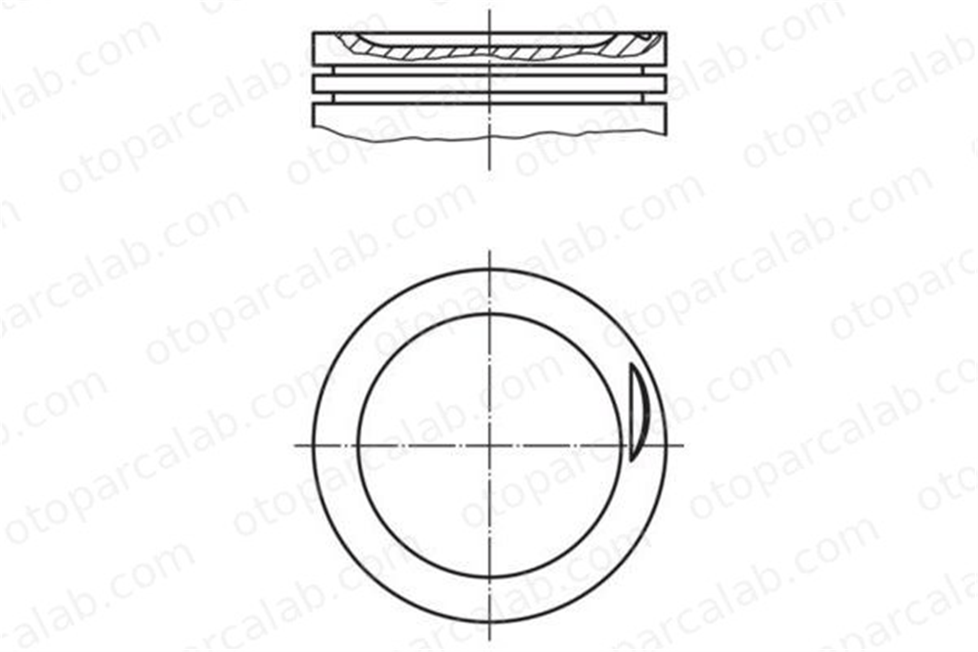 NURAL 87-71130-STD Piston (75.50MM-STD) NÜRAL 87-71130-STD HYUNDAI ACCENT I ACCENT II 2341022410