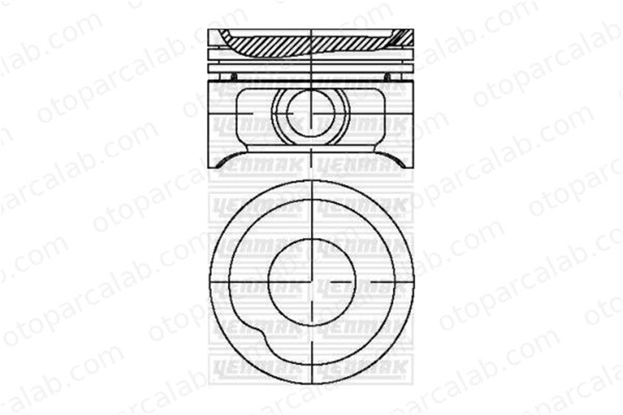 NURAL 87-71677-STD Piston (77.60MM-STD) NÜRAL 87-71677-STD OPEL ASTRA F ASTRA F Station wagon 623213 623209E