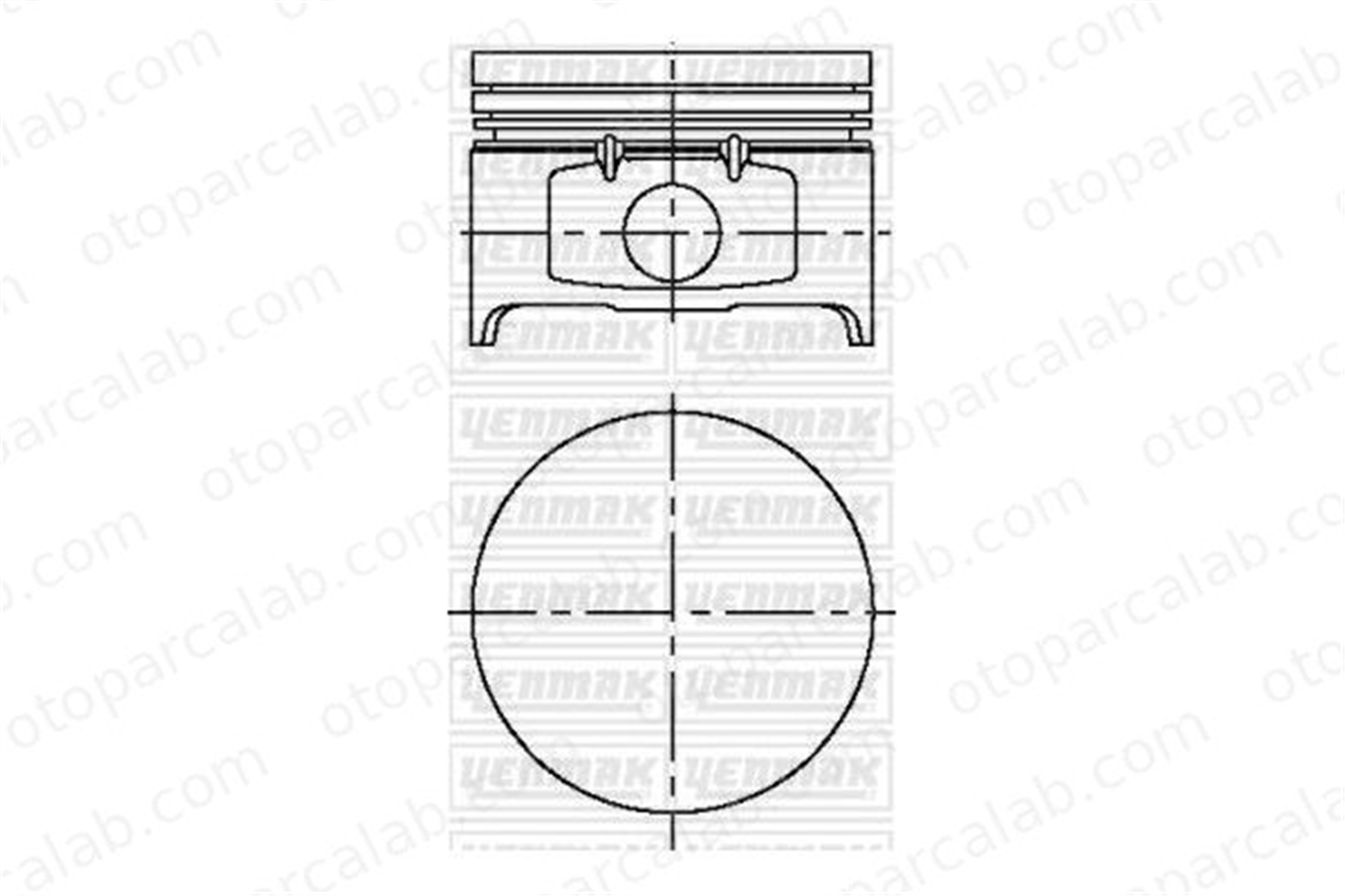 NURAL 87-71856-050 Piston (79.50MM-0.50) NÜRAL 87-71856-050 DACIA LOGAN SANDERO 7702262173 6001548039
