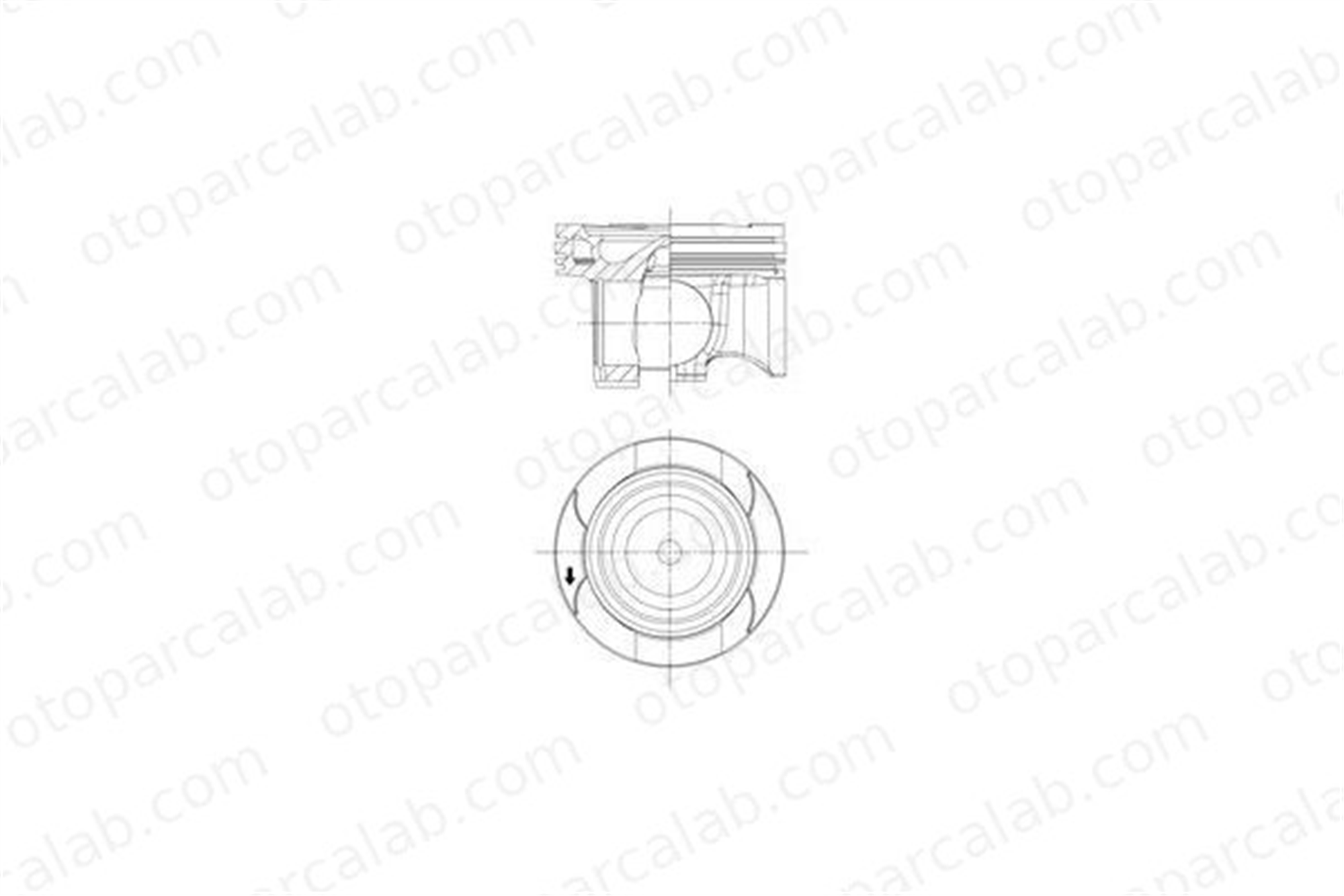 NURAL 87-75610-STD Piston (82.00MM-STD) NÜRAL 87-75610-STD MERCEDES-BENZ VITO Mixto E-SERISI A6540306400 6540300017