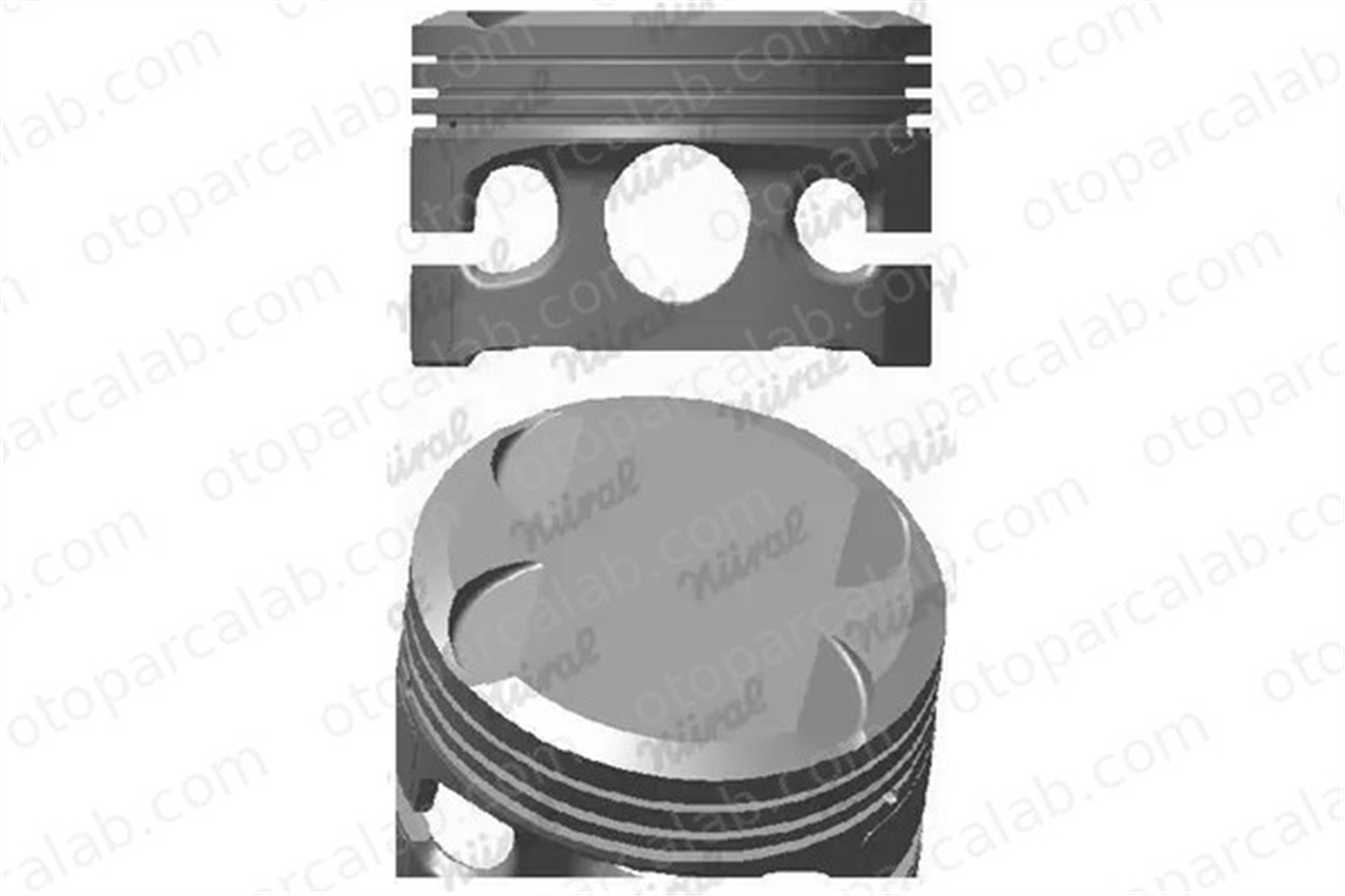 NURAL 8770208STD000G Piston (80.00MM-STD) NÜRAL 8770208STD000G BMW 5 3 11257504899 7504899